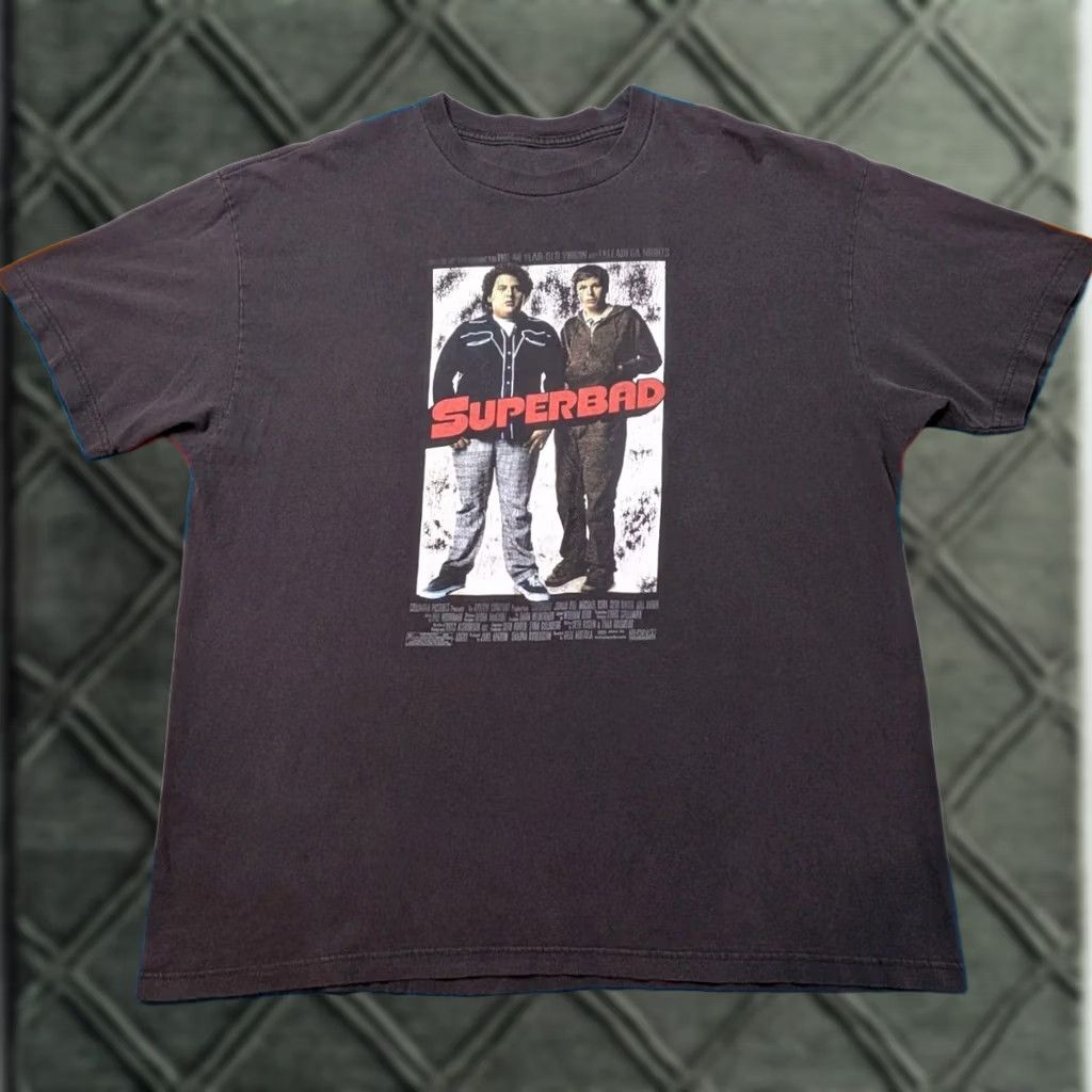 Vintage VINTAGE Superbad Movie Promo Shirt XL Black Comedy Columbia Mens Size US XL / EU 56 / 4 - 1 Thumbnail
