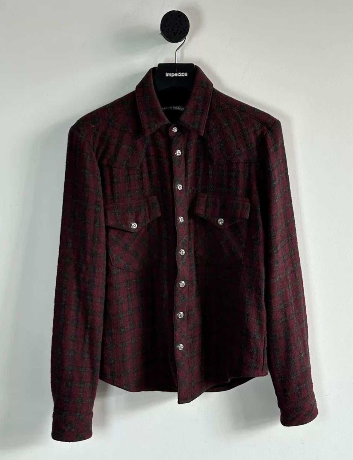 Chrome Hearts Chrome hearts wool shirt Size US M / EU 48-50 / 2 - 1 Thumbnail