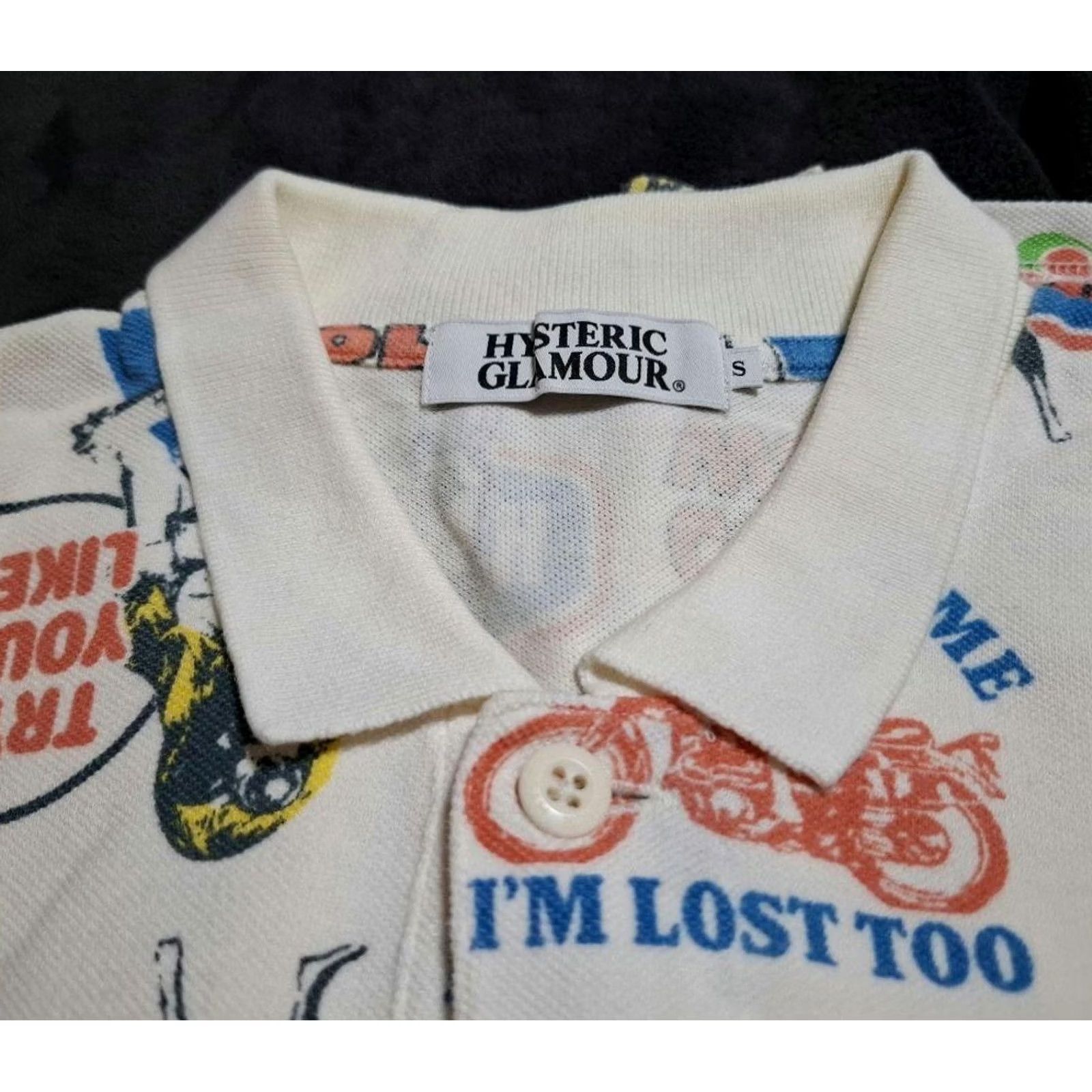 Hysteric Glamour Hysteric Glamour Polo Shirt Size S Used from Japan Multicolor Polo Unisex Adults Short Sleeve Mens Womens Size S / US 4 / IT 40 - 6 Thumbnail