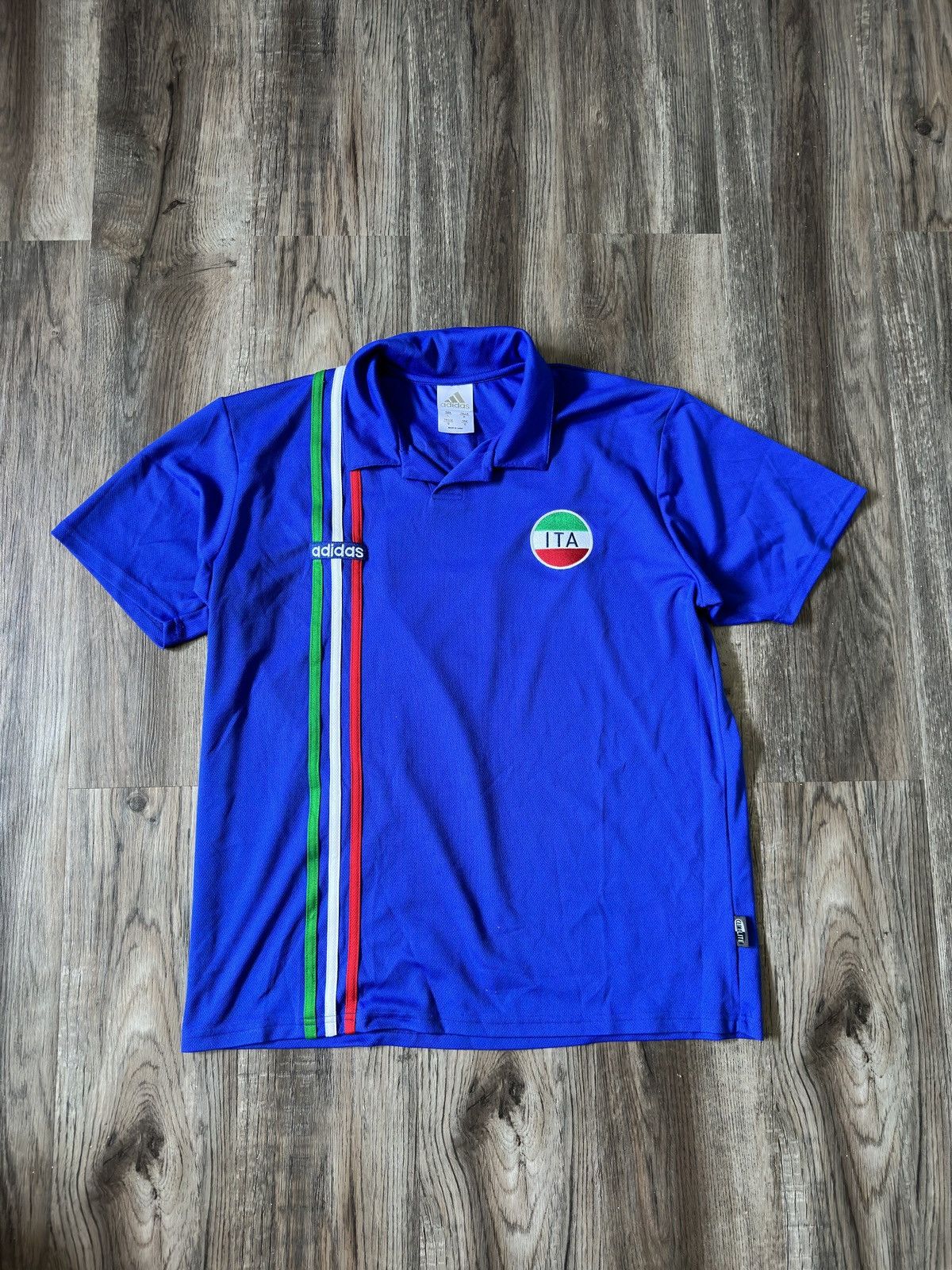 Vintage 90's Italy Adidas Soccer Jersey