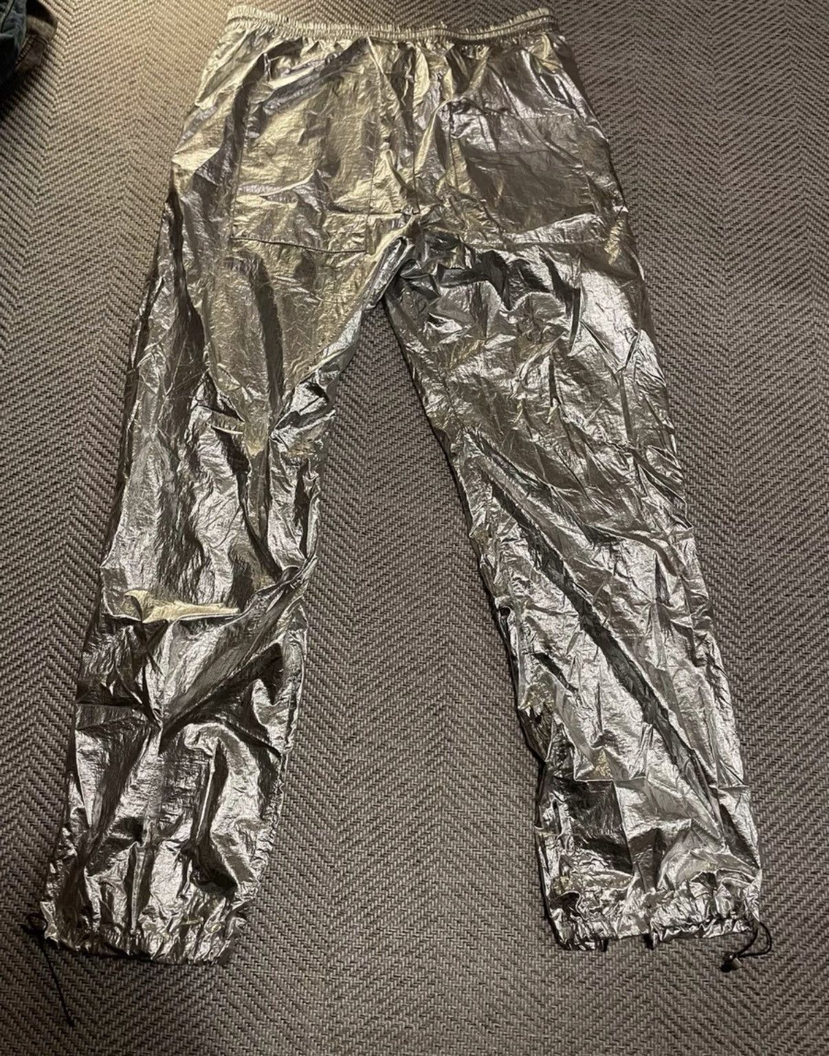 Oakley OAKLEY x SAMUEL ROSS Silver Joggers, Track Pants K24 Size US 34 / EU 50 - 7 Thumbnail