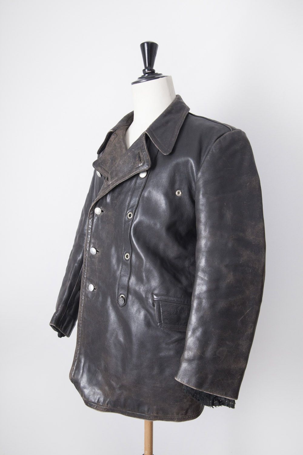 Vintage Vintage 1950's fireman / leather work coat Size US M / EU 48-50 / 2 - 4 Thumbnail