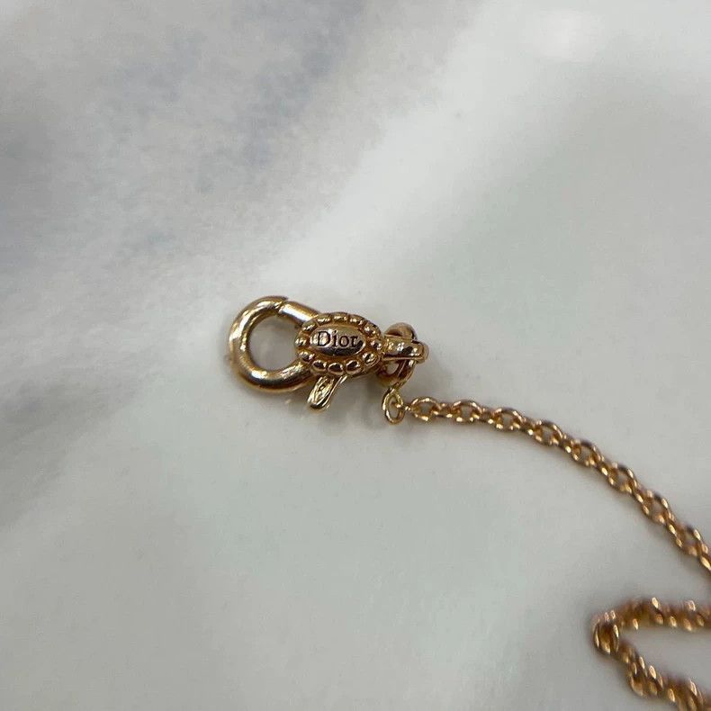 Dior Dior Rose Gold Jewelry Necklace with Diamonds-2506 Size ONE SIZE - 6 Thumbnail
