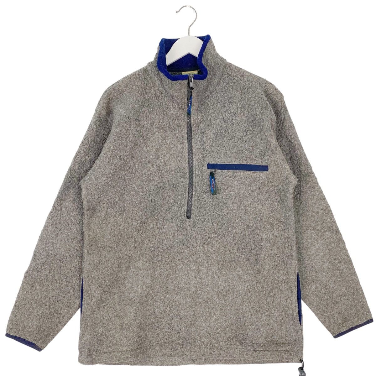 Other Vintage 90s LL Bean Half Zipper Fleece Sweater Grey Size M Size US M / EU 48-50 / 2 - 1 Thumbnail