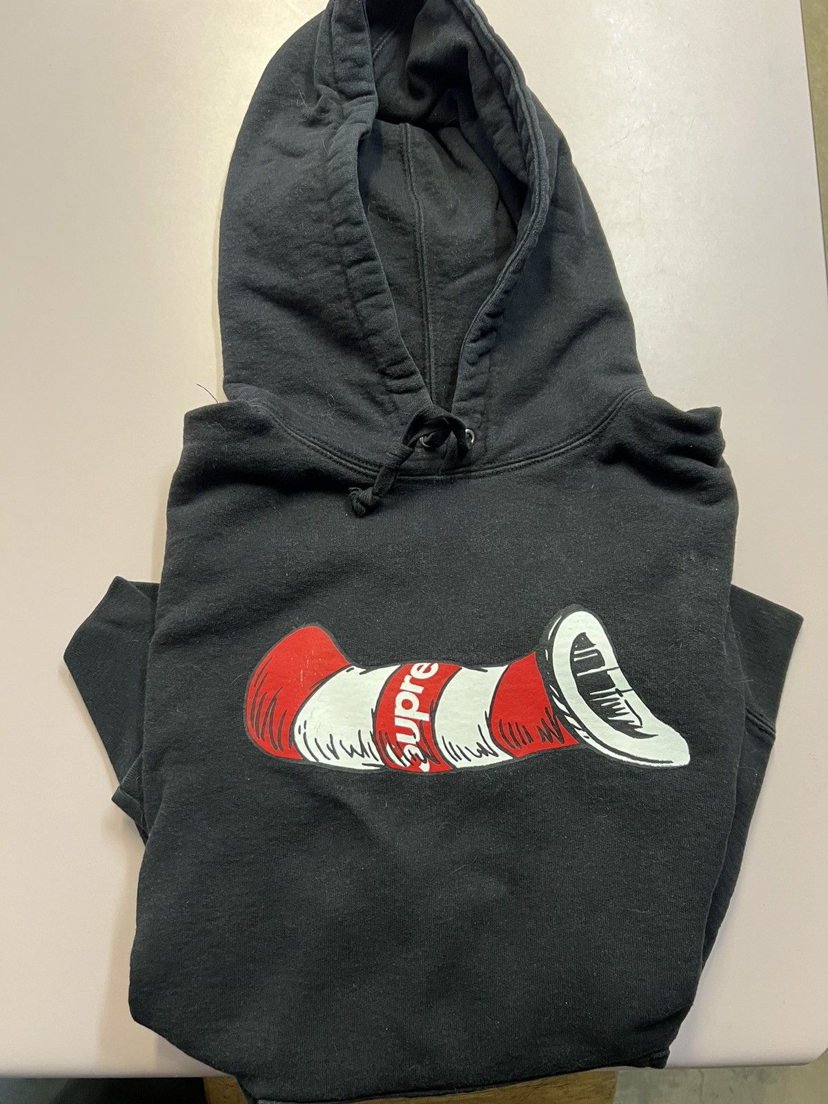 Supreme FW18 Dr Seuss Cat in the Hat Hoodie Black Grailed