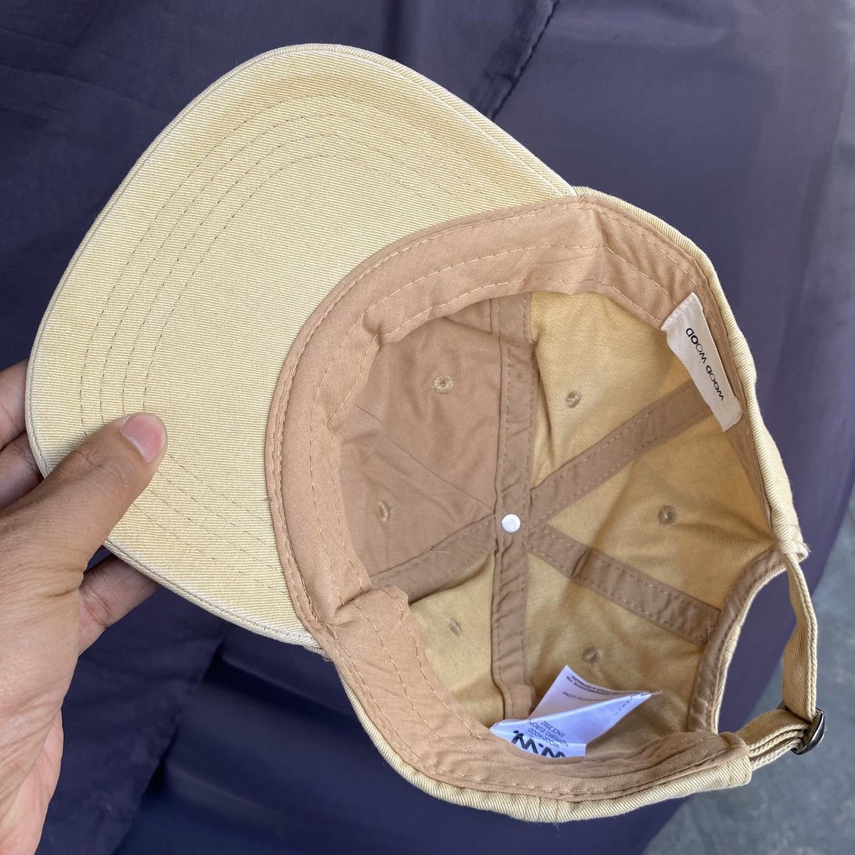 Wood Wood Wood wood low profile six panel cap Size ONE SIZE - 5 Thumbnail