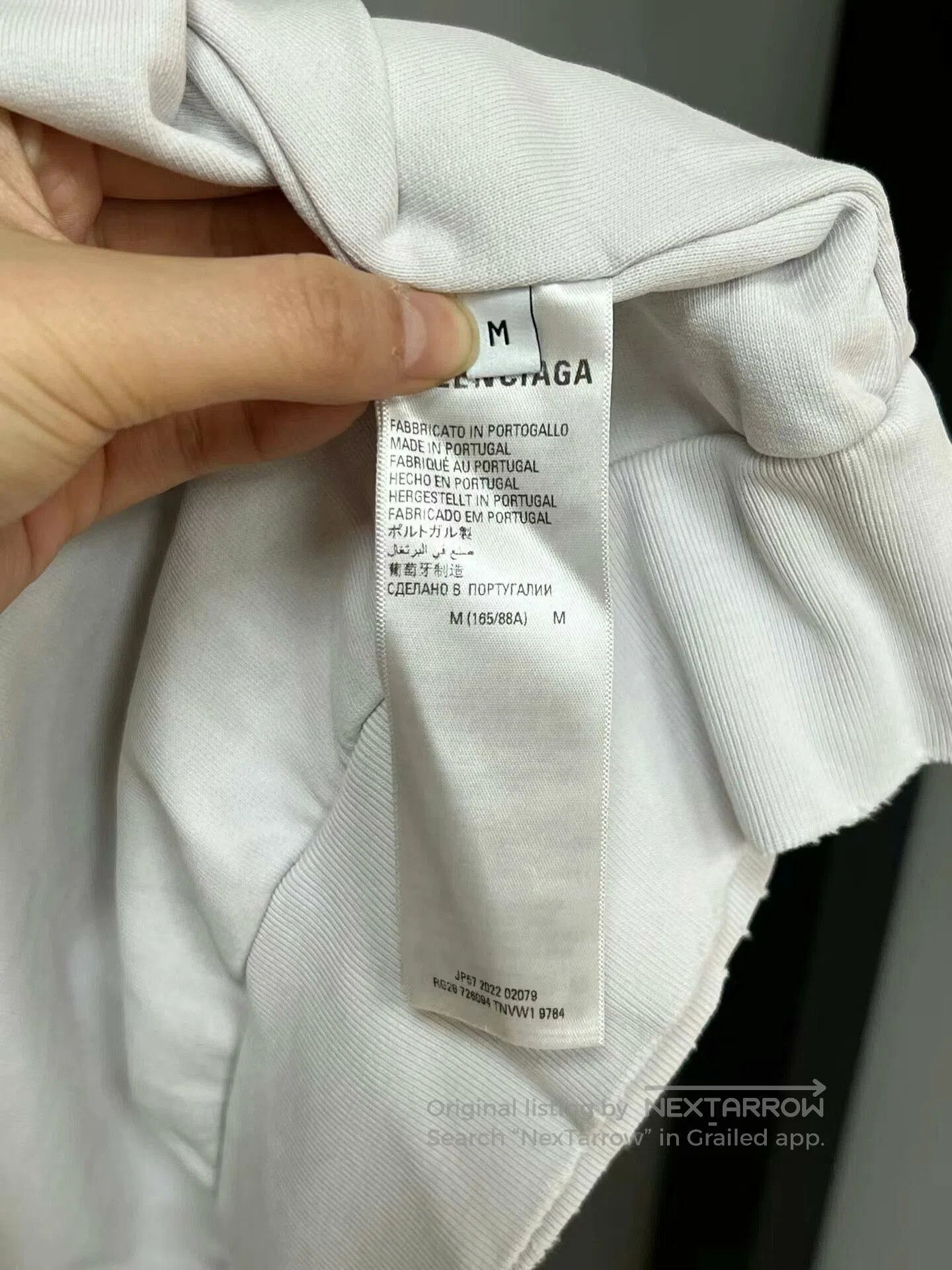 Balenciaga balenciaga reverse logo distressed sweatshirt. Size US M / EU 48-50 / 2 - 3 Thumbnail