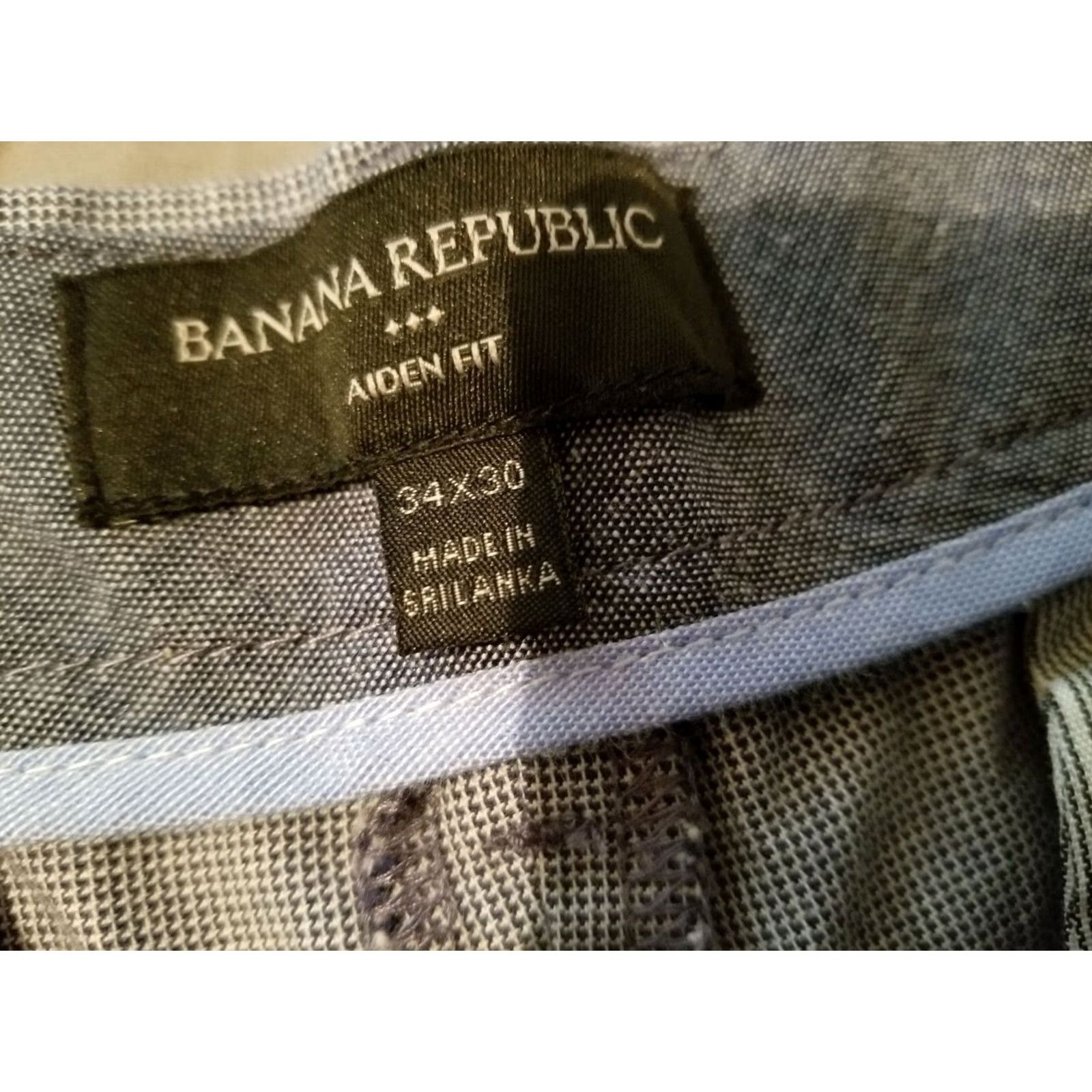 Banana Republic Banana Republic Pants Chino Cotton Gray 34x30 Mens Regular Size US 34 / EU 50 - 5 Thumbnail