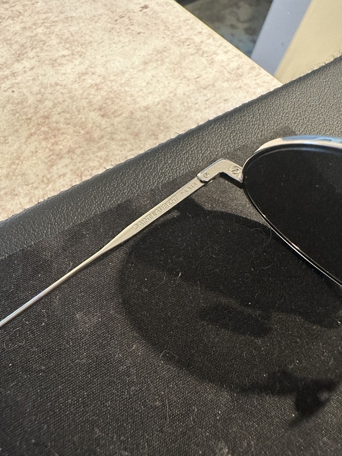 Saint Laurent Paris Round Mirrored Sunglasses SL250-003 Size ONE SIZE - 3 Thumbnail