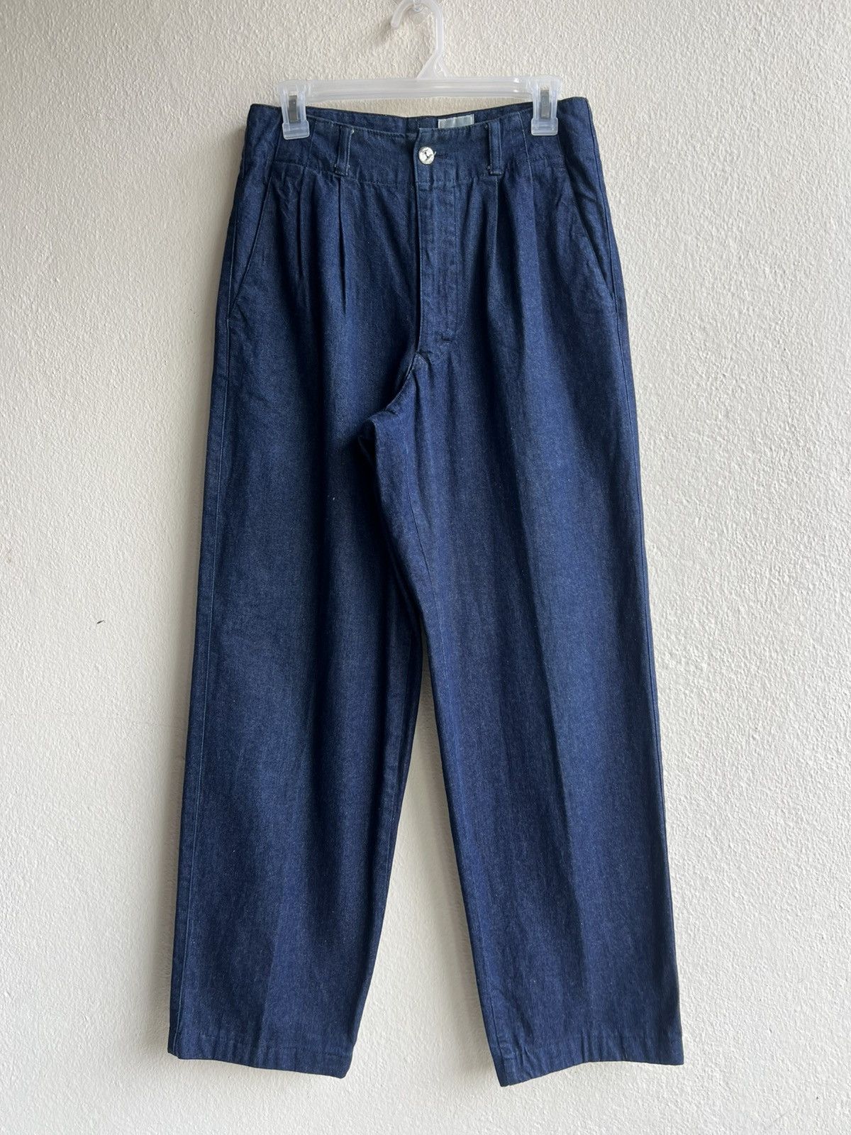 Issey Miyake Vintage Issey Miyake Jean Of Plantation Baggy Denim Trouser Size US 29 - 2 Thumbnail