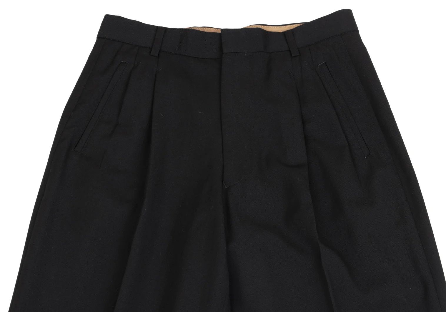 Jean Paul Gaultier Wool Gabardine Trousers in Black, Size 48 Size US 32 / EU 48 - 3 Thumbnail