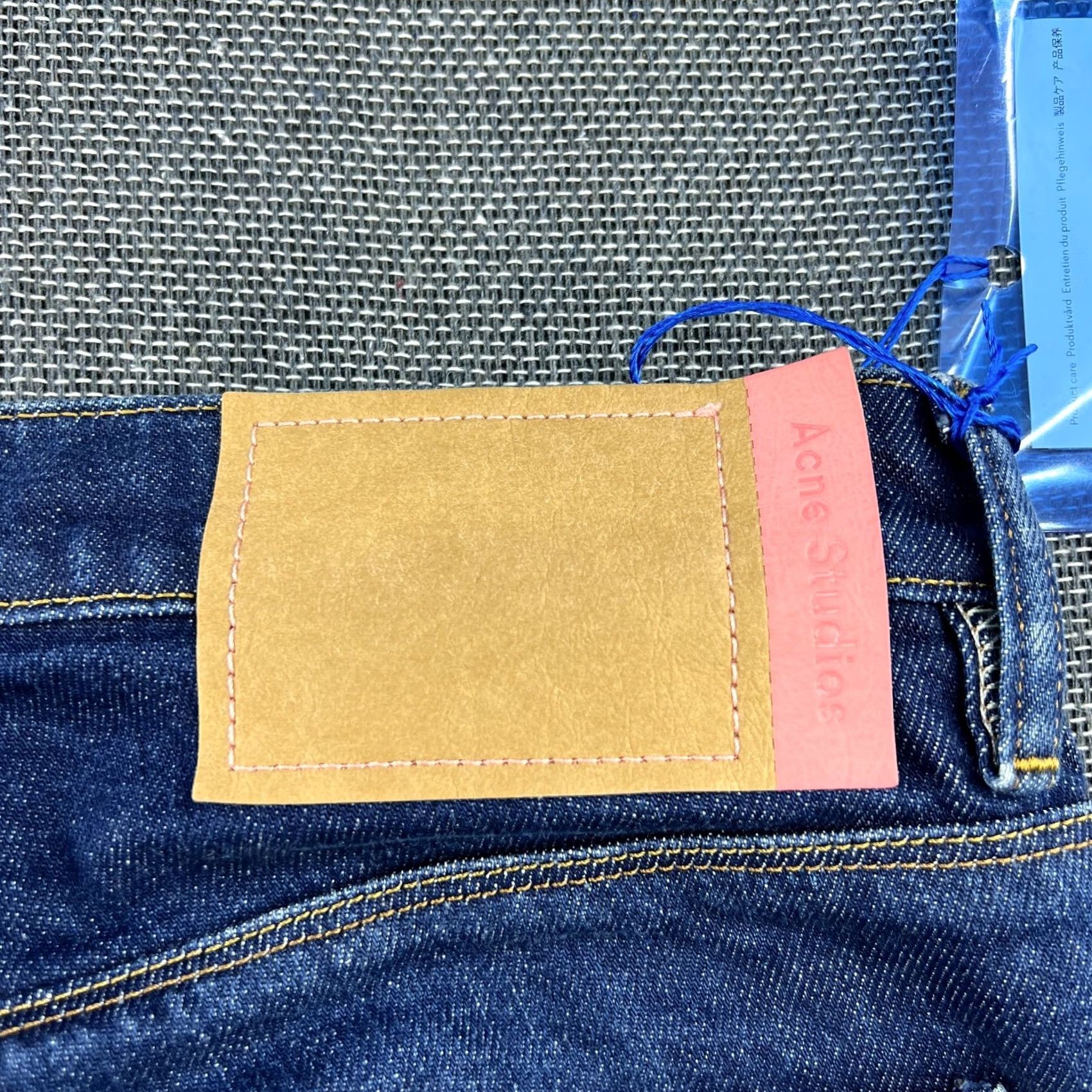 Acne Studios Acne Studios Jeans Mens W32 L34 Dark Blue Denim Straight Low Rise Slim Pattern: Solid Bla Konst Mfg Denim Size US 30 / EU 46 - 5 Thumbnail