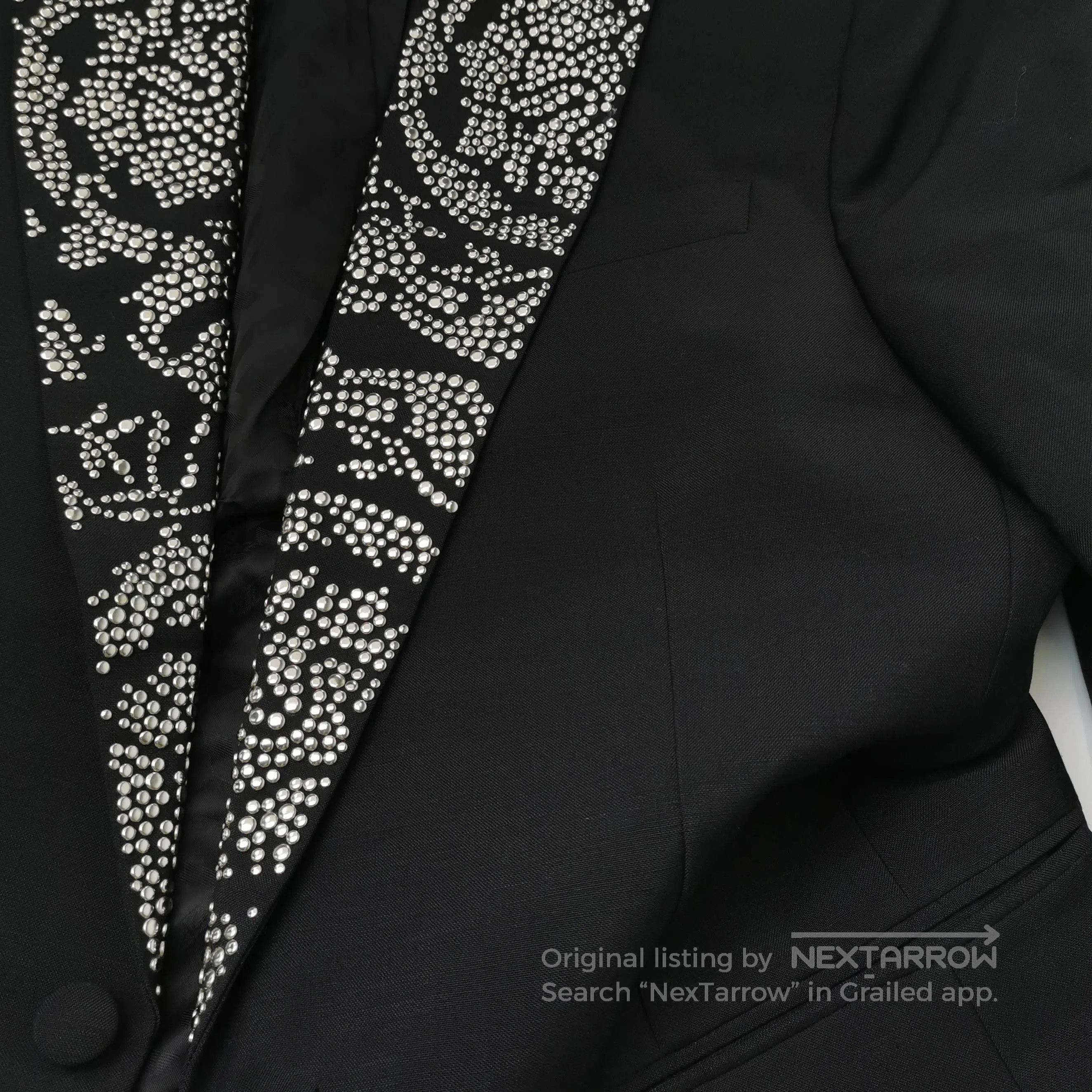 Versace Versace Mohair Wool Blend Lapel Jacket M/EU48. Size US M / EU 48-50 / 2 - 1 Thumbnail