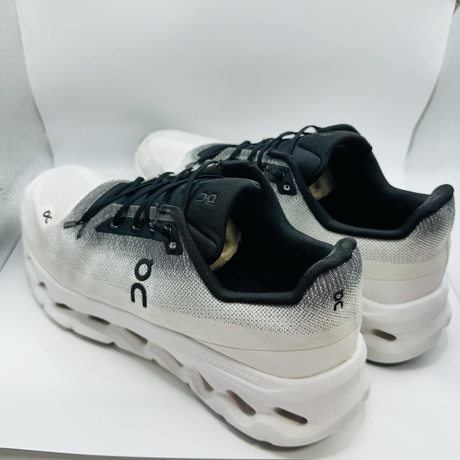 On Size 13 - On Men's Running Cloudtilt Black Ivory Shoes Size US 13 / EU 46 - 3 Thumbnail