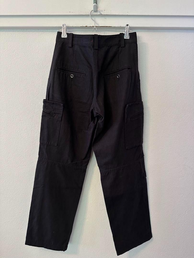 Yohji Yamamoto Yohji Yamamoto Black Cargo Pant Size US 26 / EU 42 - 5 Thumbnail