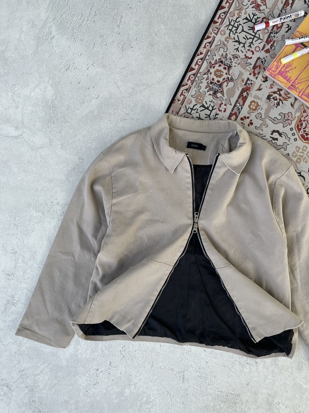 Japanese Brand Zetta22 Boxy Blouson Jacket Double zip Size US L / EU 52-54 / 3 - 2 Thumbnail