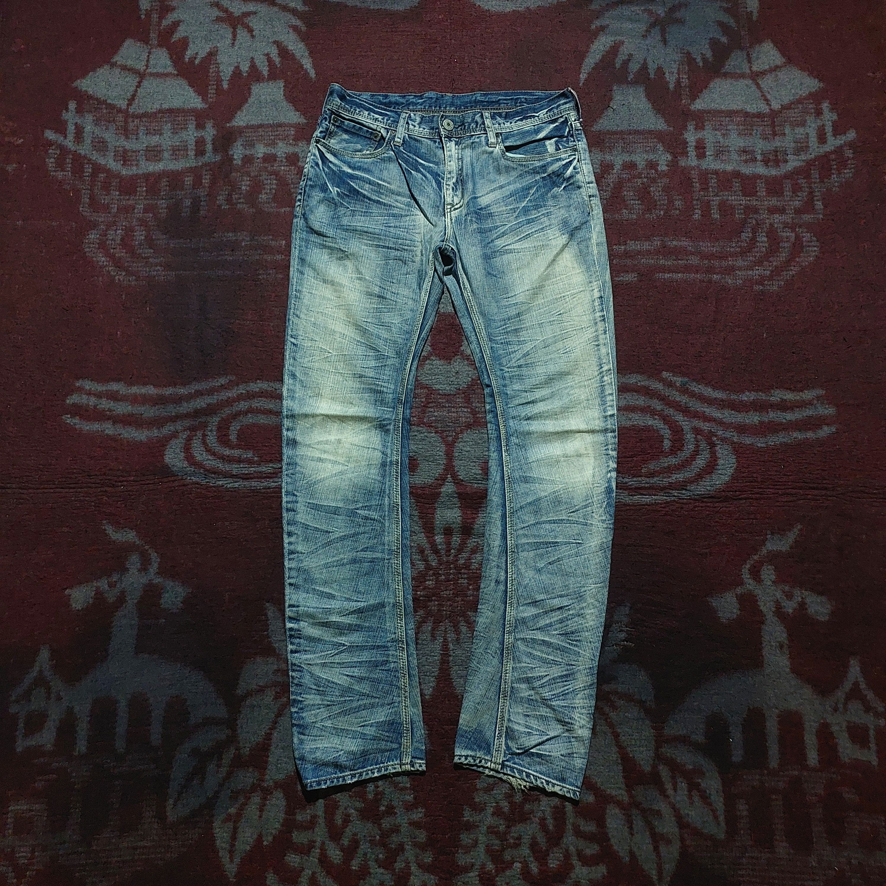 Tornado Mart 2000s Edge Ruppet clawmark curve denim Size US 34 / EU 50 - 1 Thumbnail