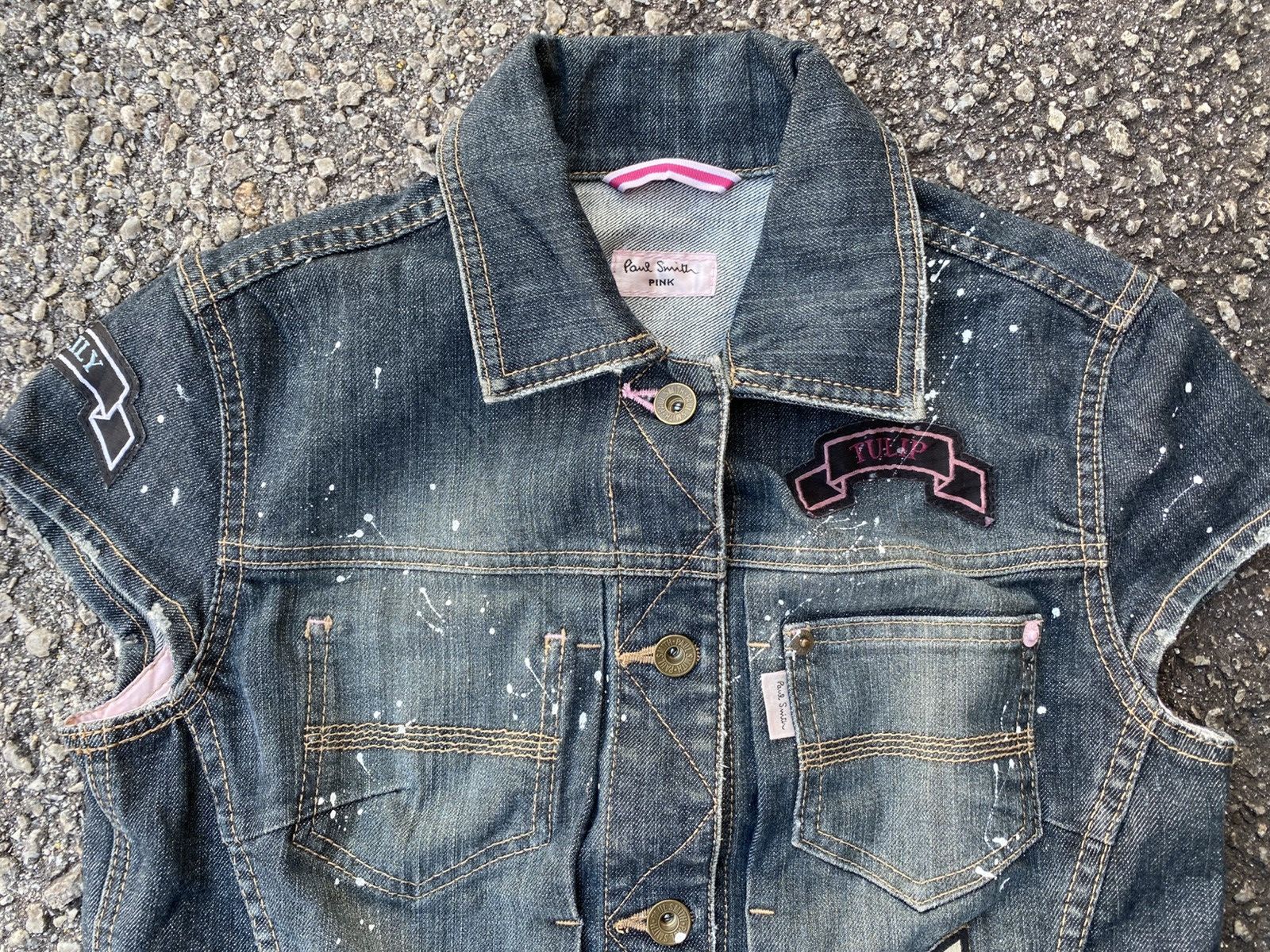 Paul Smith Paul Smith Pink Denim Jacket Size M / US 6-8 / IT 42-44 - 3 Thumbnail