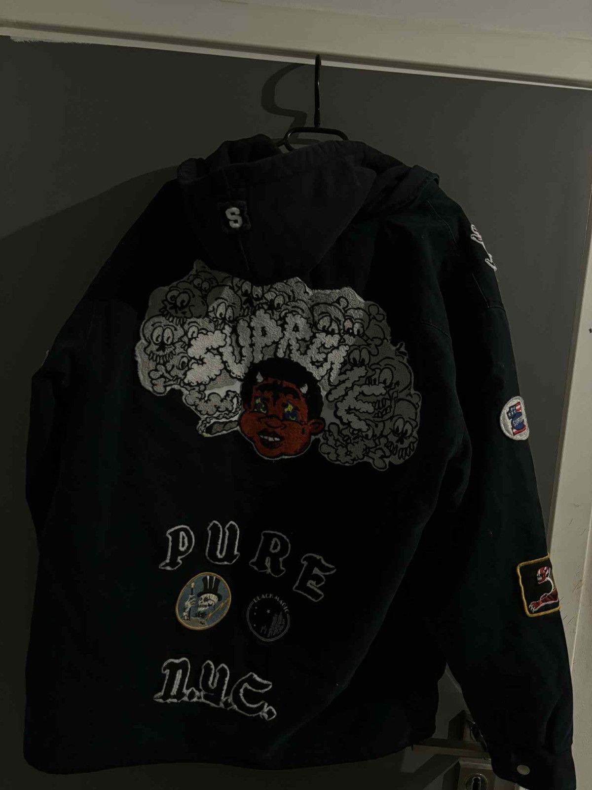 Supreme Supreme Patches Hooded Zip Up Shirt Size US L / EU 52-54 / 3 - 17 Thumbnail