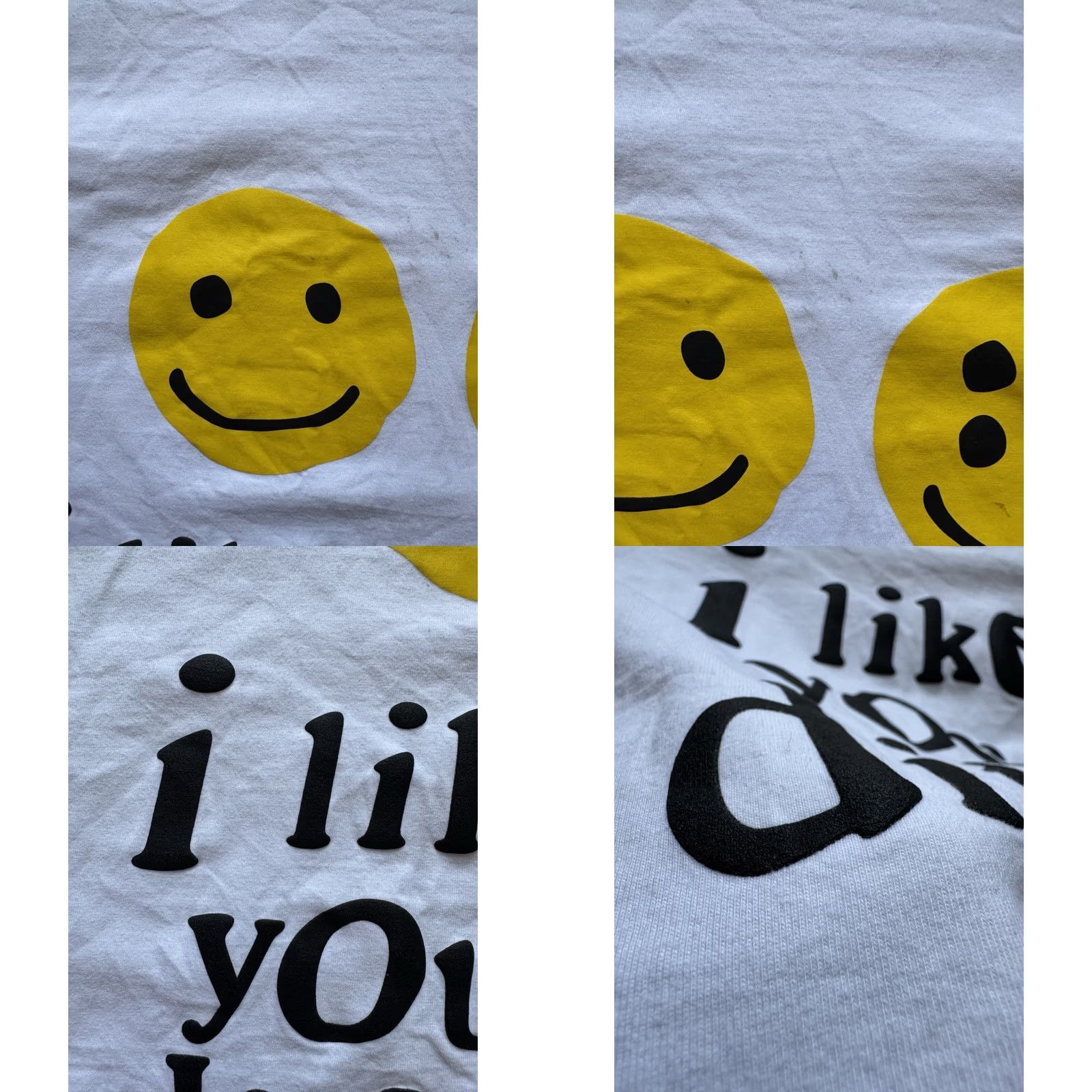Vintage VINTAGE Long Sleeve Shirt XL White I LIKE YOU'RE DIFFERENT Mens 90s Street Wear Size US XL / EU 56 / 4 - 8 Thumbnail