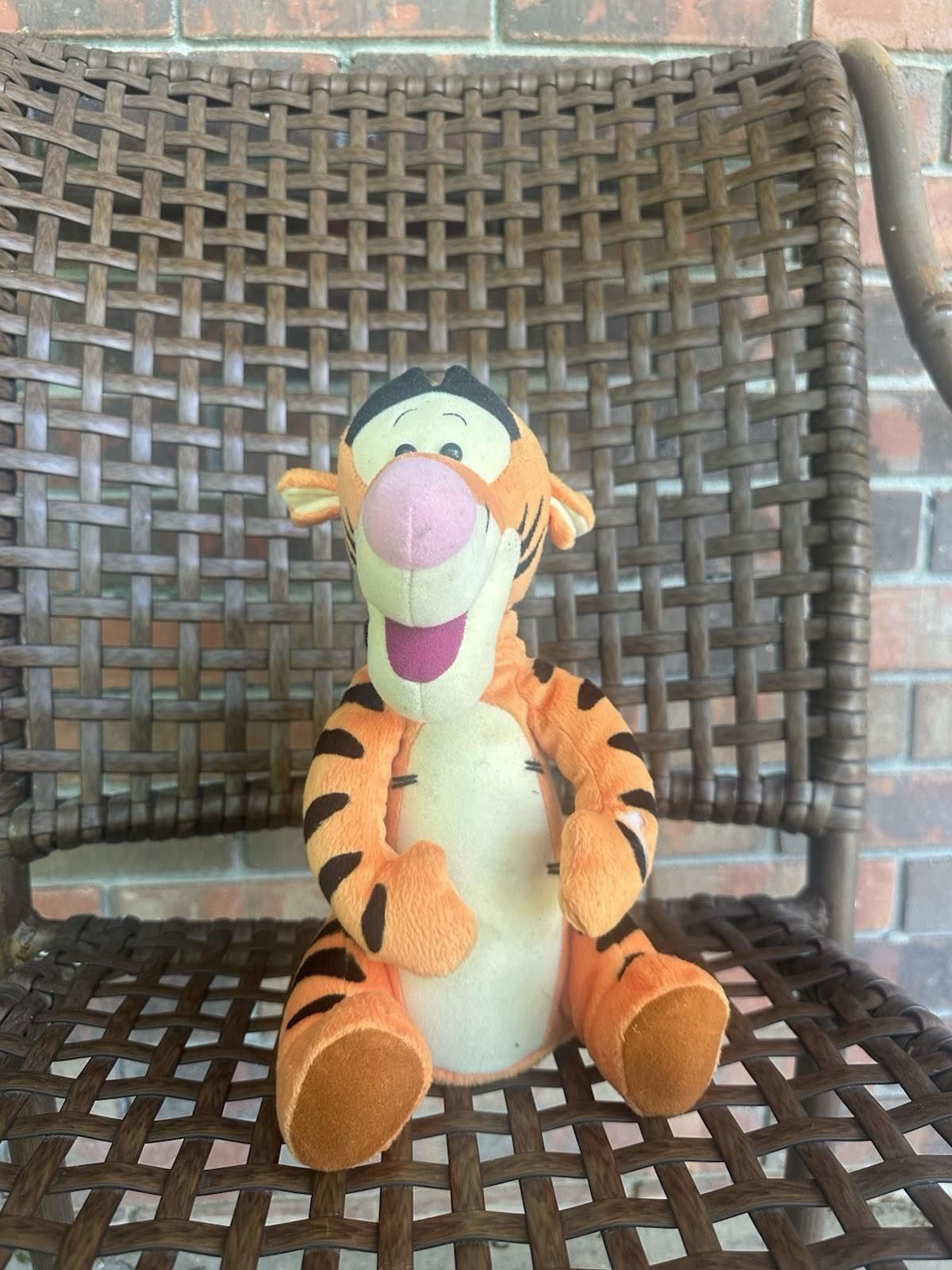 Designer Disney Winnie The Pooh Bouncing Talking Tigger 12" Plush Toy Size ONE SIZE - 1 Thumbnail