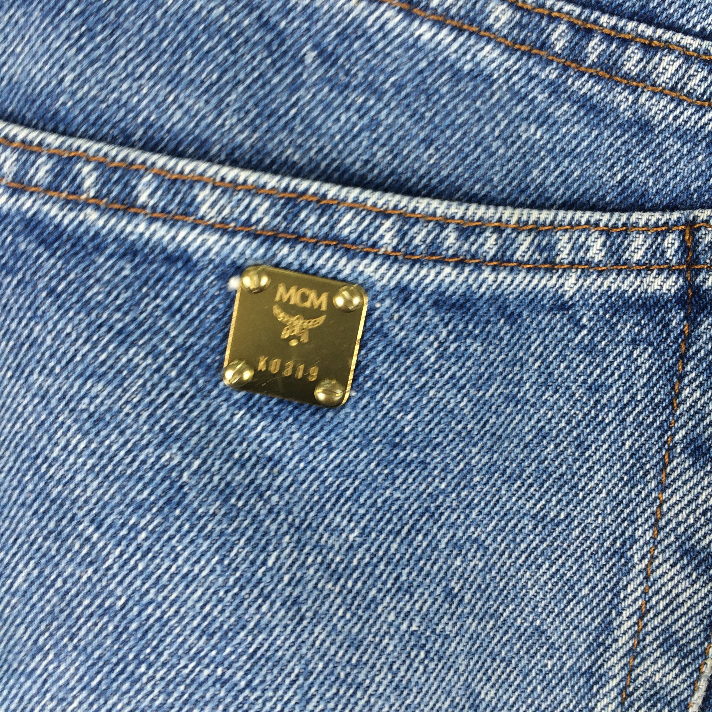 MCM × Vintage x162 MCM ITALY VTG HIGH WAIST JEANS Size 29" - 6 Thumbnail