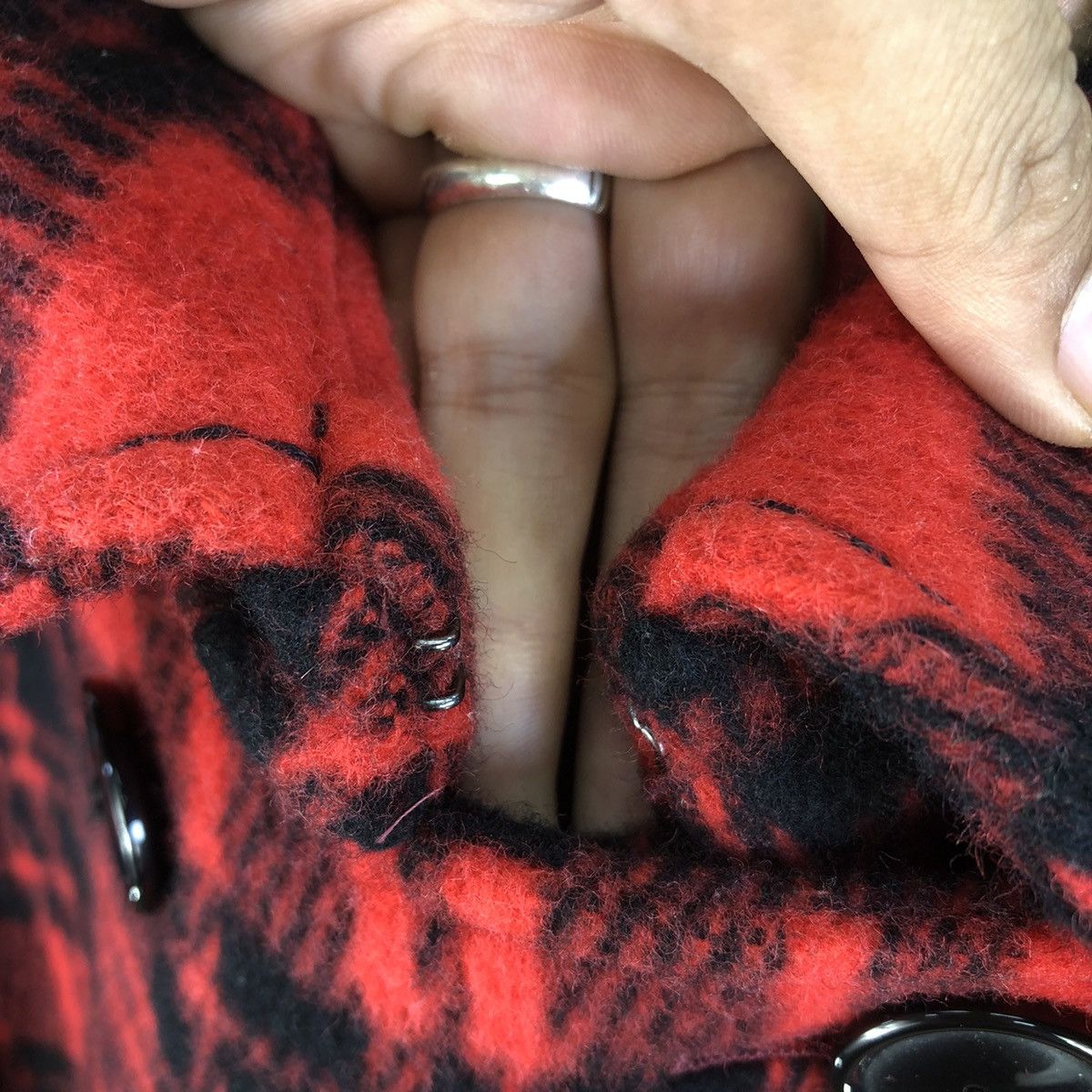Japanese Brand Japanese Brand Double Breasted Plaid Wool Jacket Size S / US 4 / IT 40 - 9 Thumbnail