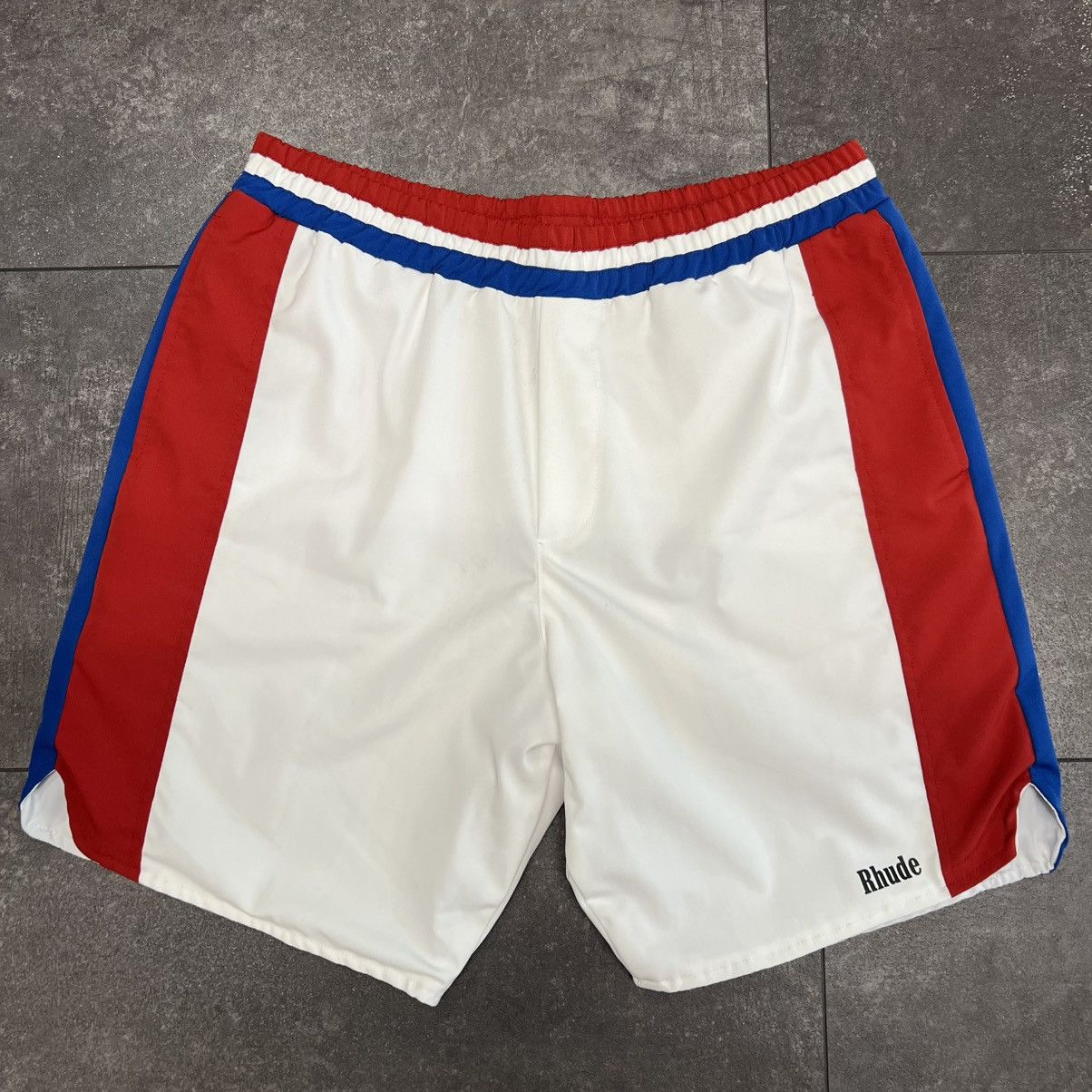 Rhude Chevron Track Shorts