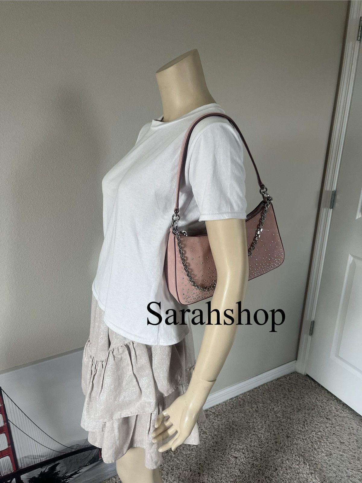 Kate Spade Kate Spade Margot Studded Suede Shoulder Bag Size ONE SIZE - 7 Thumbnail