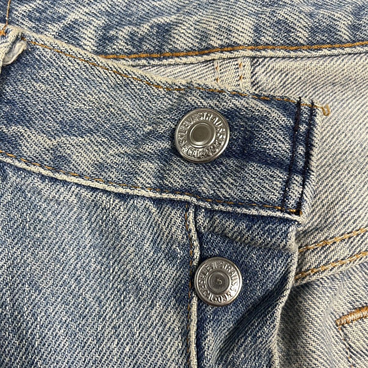 Levi's Vintage 90s Levis 501xx Button Fly Distressed Denim W31 Size US 31 - 9 Thumbnail