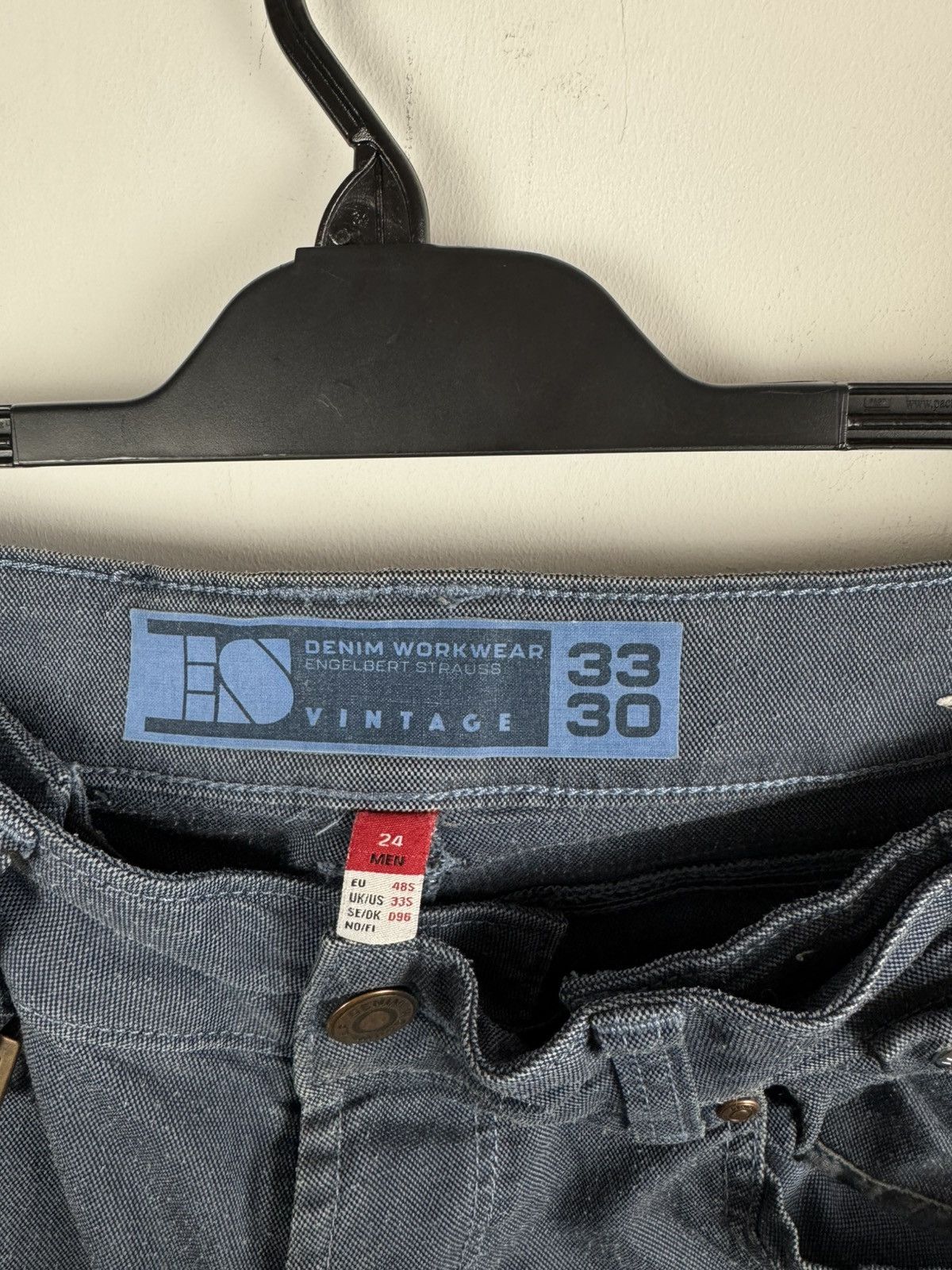 Vintage Vintage Engelbert Strauss Distressed Faded Work Cargo Pants Size US 33 - 6 Thumbnail