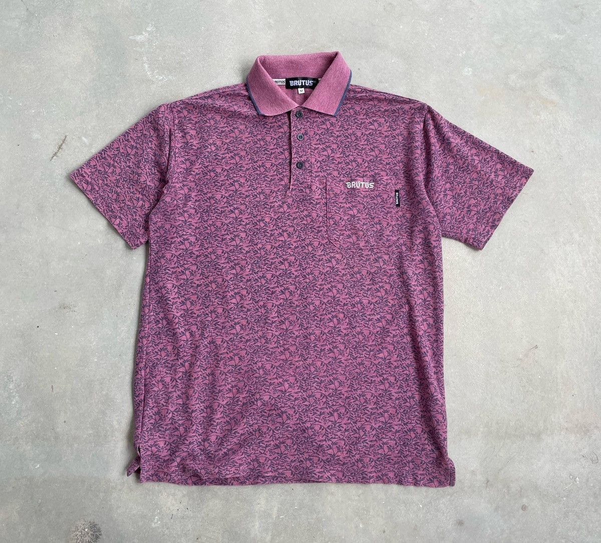 Brutus BRUTUS FLORAL POLO TEE Size US M / EU 48-50 / 2 - 1 Thumbnail