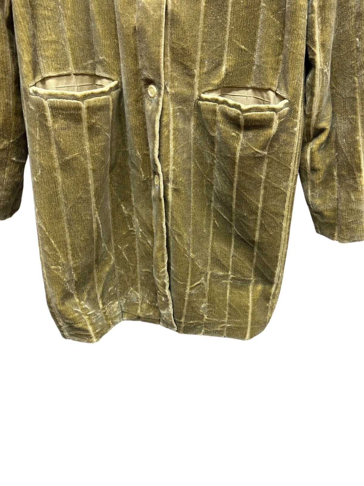 Fendi 💥vintage fendi reversible cotton velvet long jacket Size S / US 4 / IT 40 - 2 Thumbnail