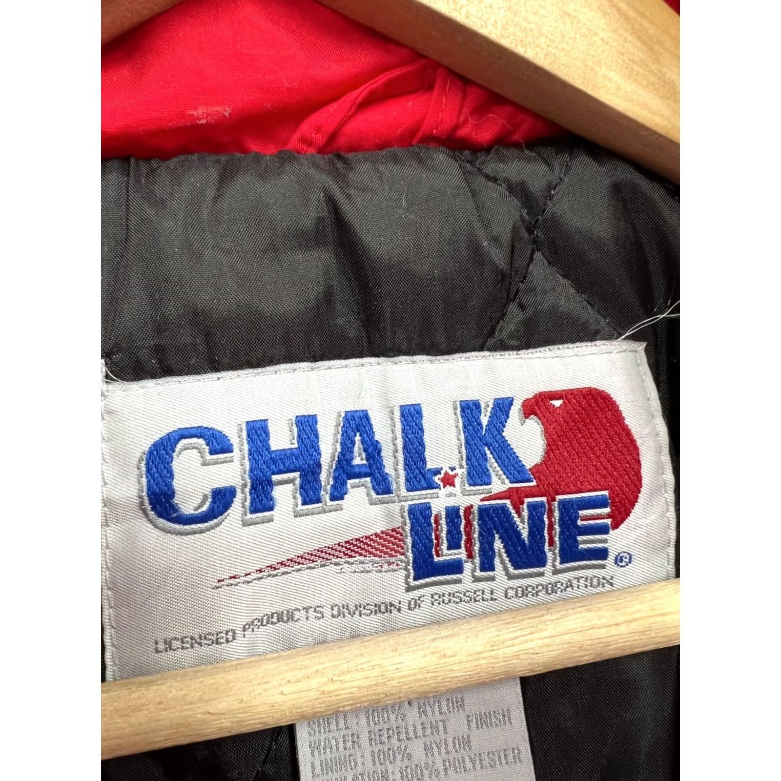Chalk Line Chalk Line Vintage Jacket Mens Size M San Francisco 49ers Black Red Nylon Lined Zipper Logo Streetwear Jacket Size US M / EU 48-50 / 2 - 5 Thumbnail