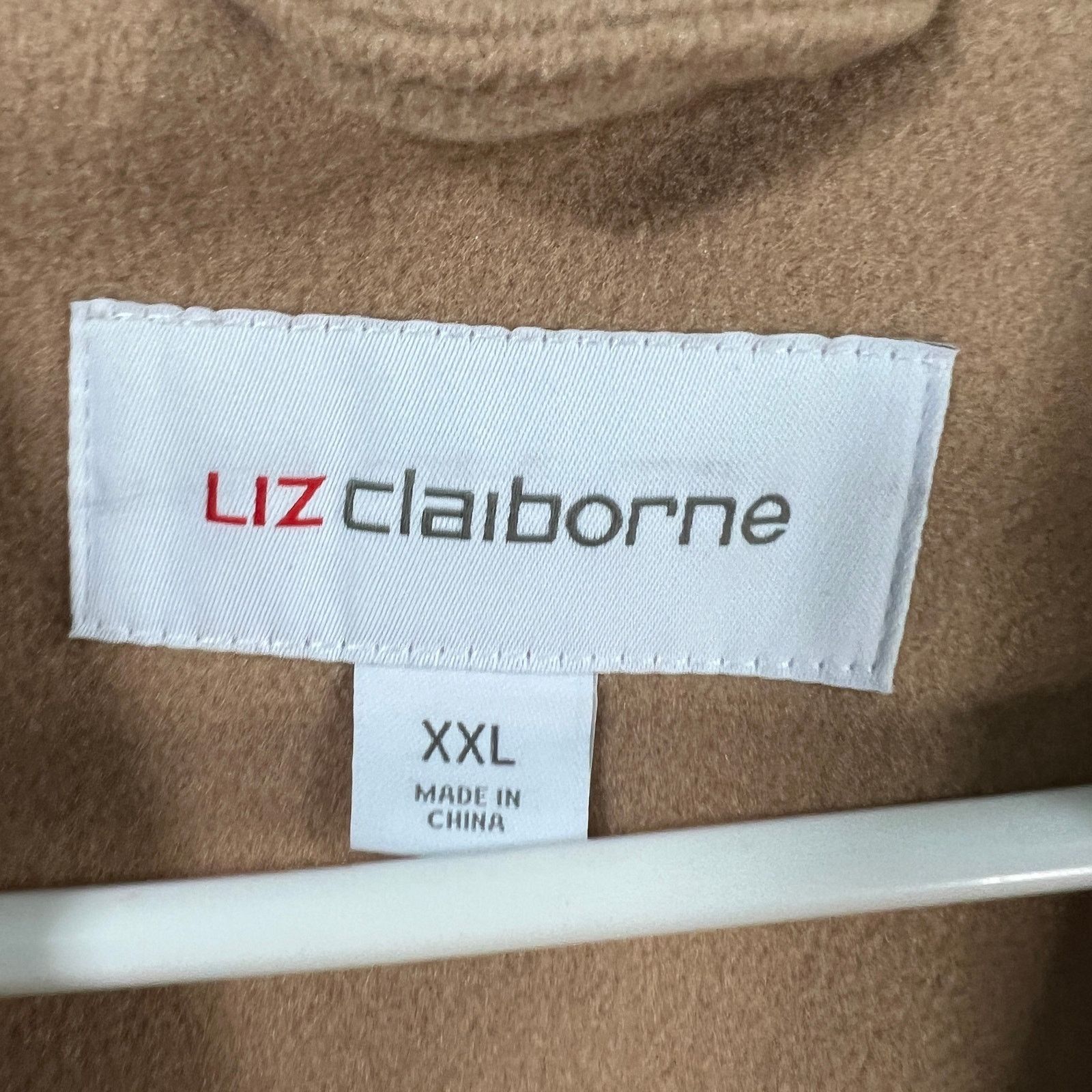 Other Liz Claiborne Belted Midweight Womens Plus Peacoat French Size XXL / US 16-18 / IT 52-54 - 8 Thumbnail