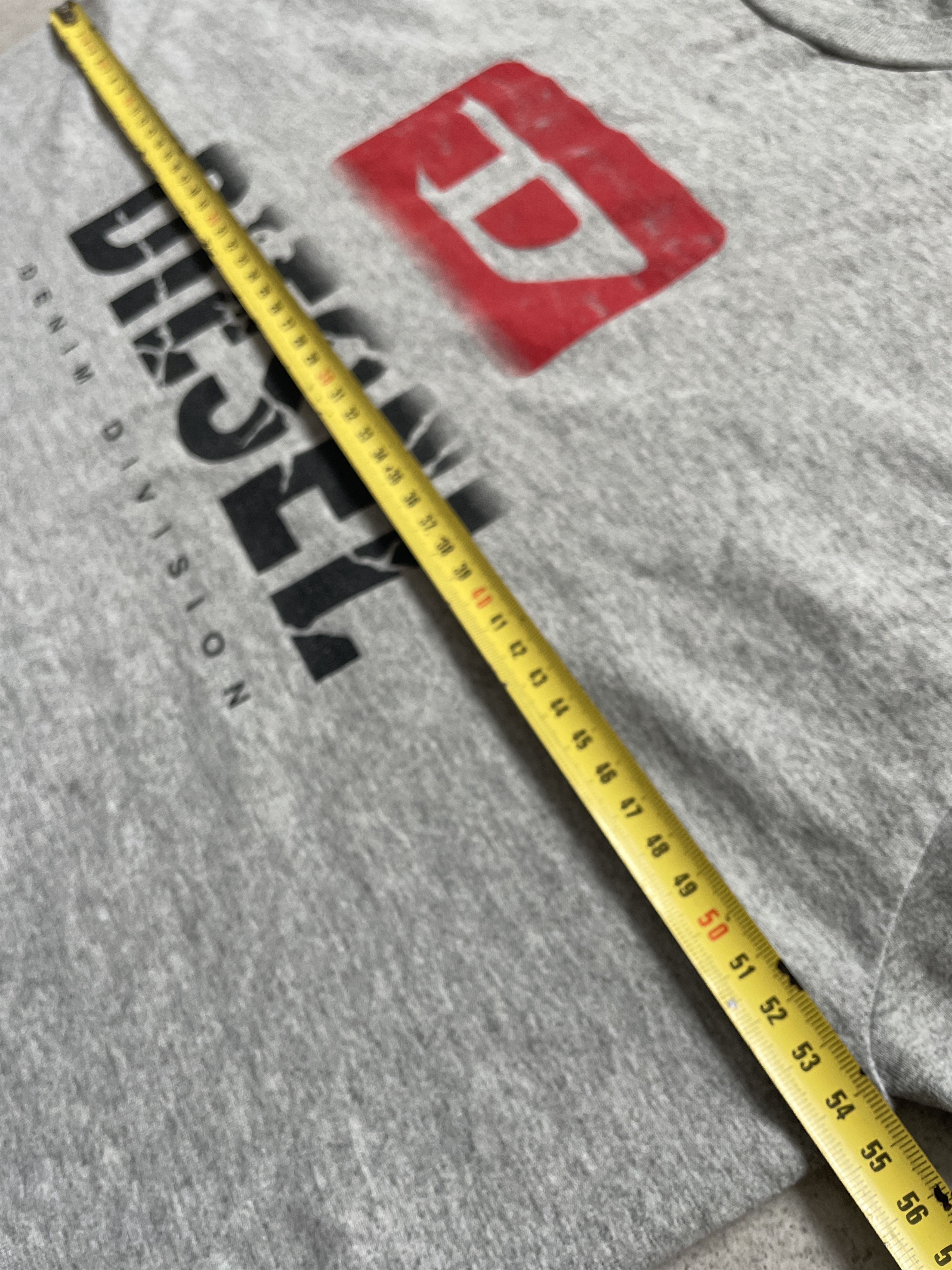 Diesel Y2K DIESEL VINTAGE GRAY LOGO TSHIRT Size US XL / EU 56 / 4 - 7 Thumbnail