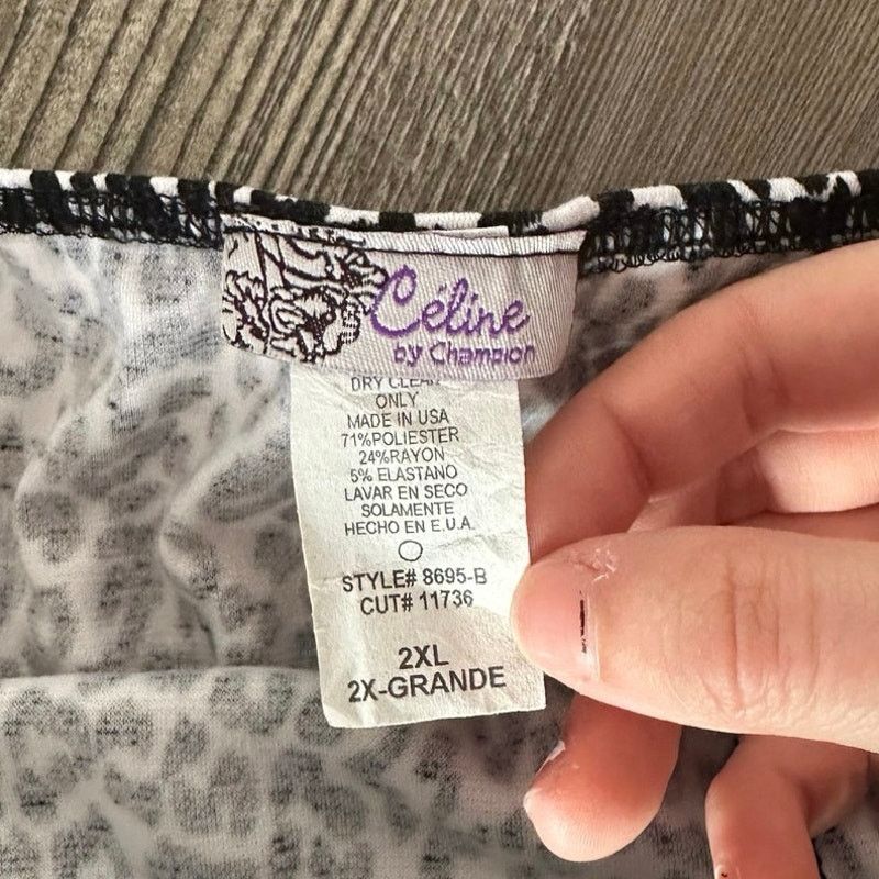 Other celine by champion black and white strapless dress Size XXL / US 16-18 / IT 52-54 - 3 Thumbnail