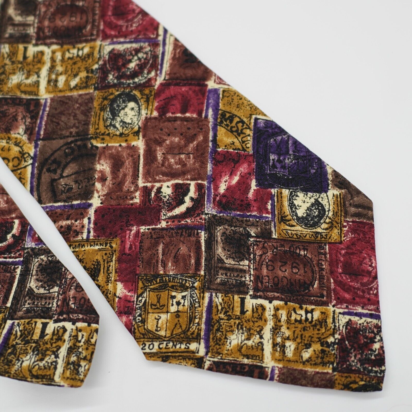 Designer Churchill Collection Abstract Yelow Purple Orange Print Shor Size ONE SIZE - 1 Thumbnail