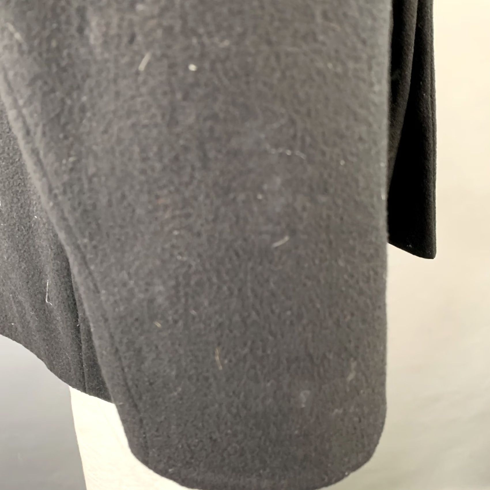 Yohji Yamamoto YOHJI YAMAMOTO Black Wool Sport Coat XL Peak Lapel Men Size US XL / EU 56 / 4 - 6 Thumbnail