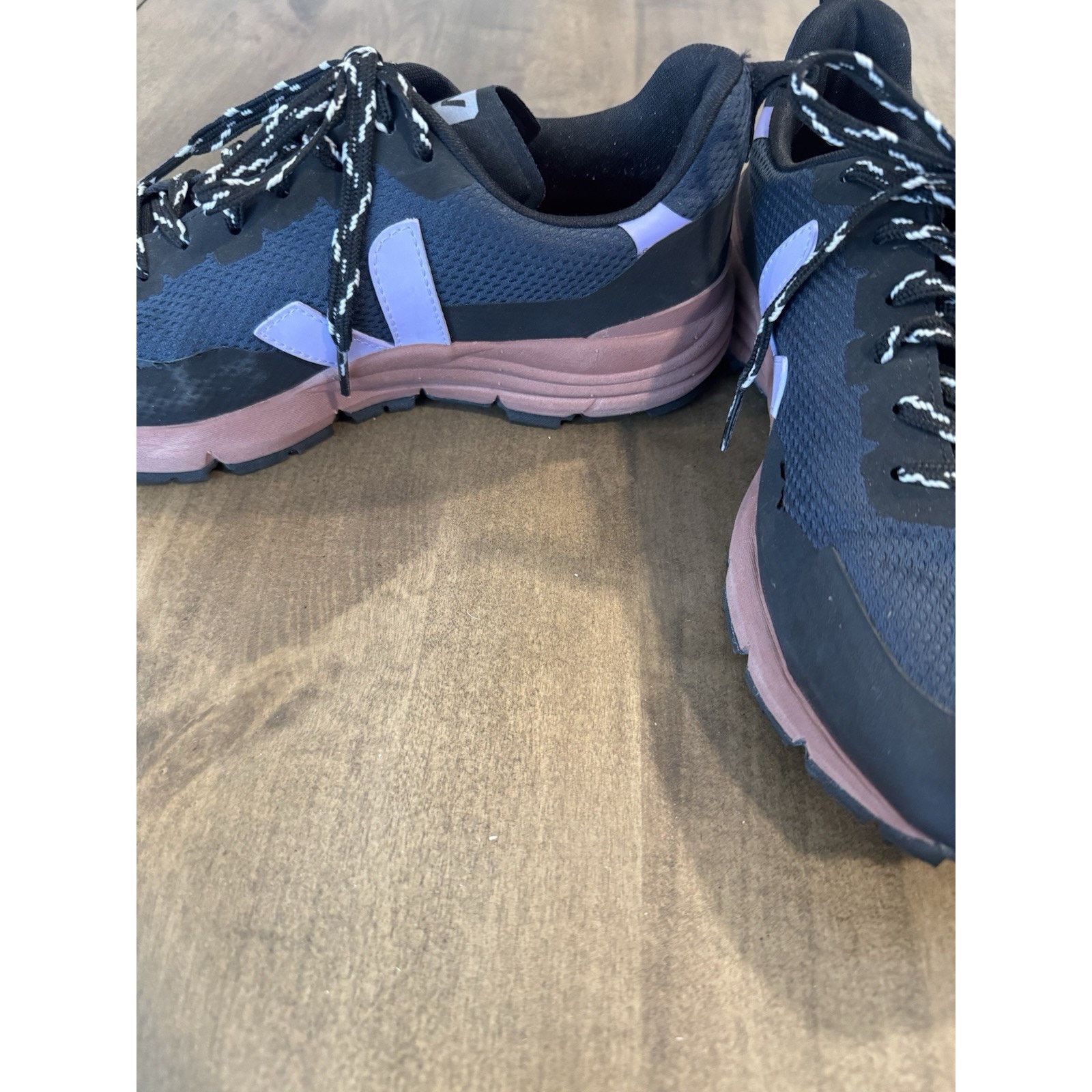 Veja VEJA Dekkan Alveomesh Blue Lavender Vibram Mauve Sole 40/9 Size US 9 / IT 39 - 2 Thumbnail