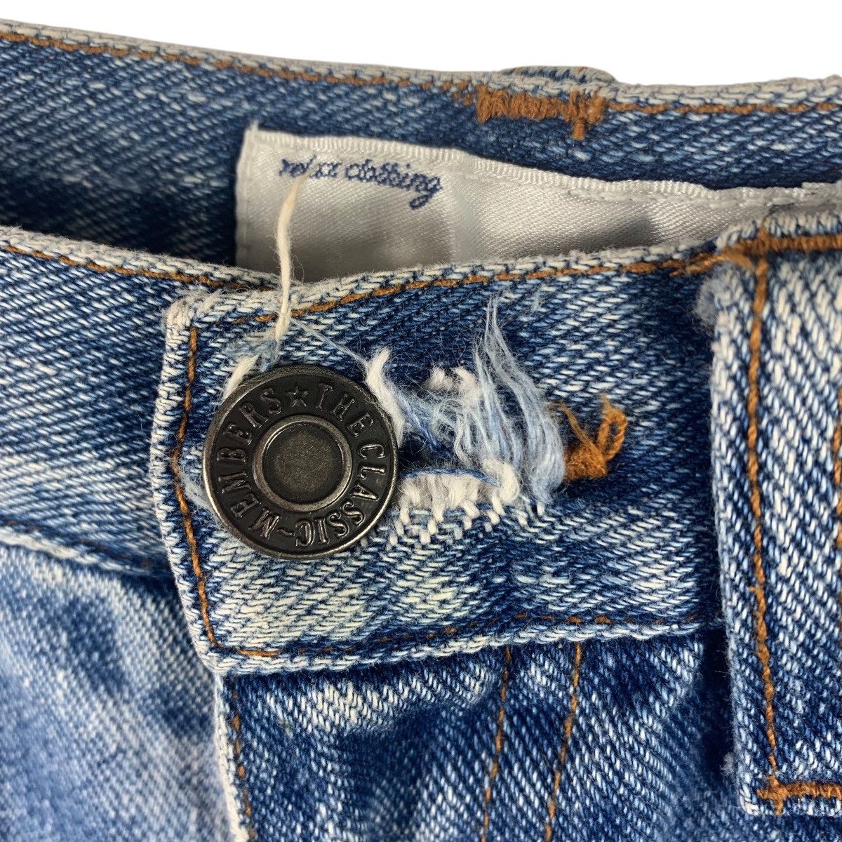 Japanese Brand JTU japanesebrand painter patcher blue jeans Size 29" - 5 Thumbnail