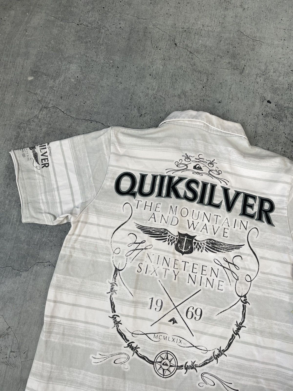 Quiksilver VINTAGE QUIKSILVER BIG LOGO TSHIRT NICE DESIGN Size US M / EU 48-50 / 2 - 2 Thumbnail