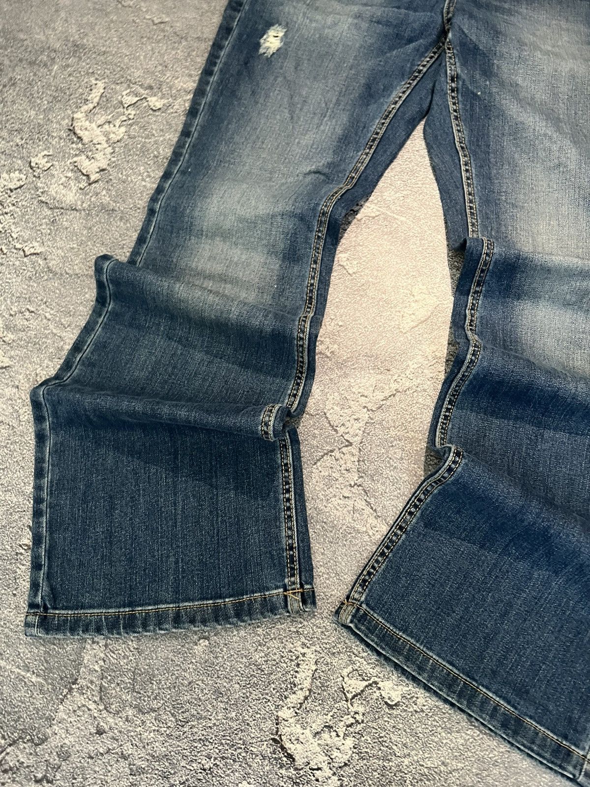 Japanese Brand Japanese Streetwear Flared Denim / Archive Number Nine Style Size US 31 - 5 Thumbnail