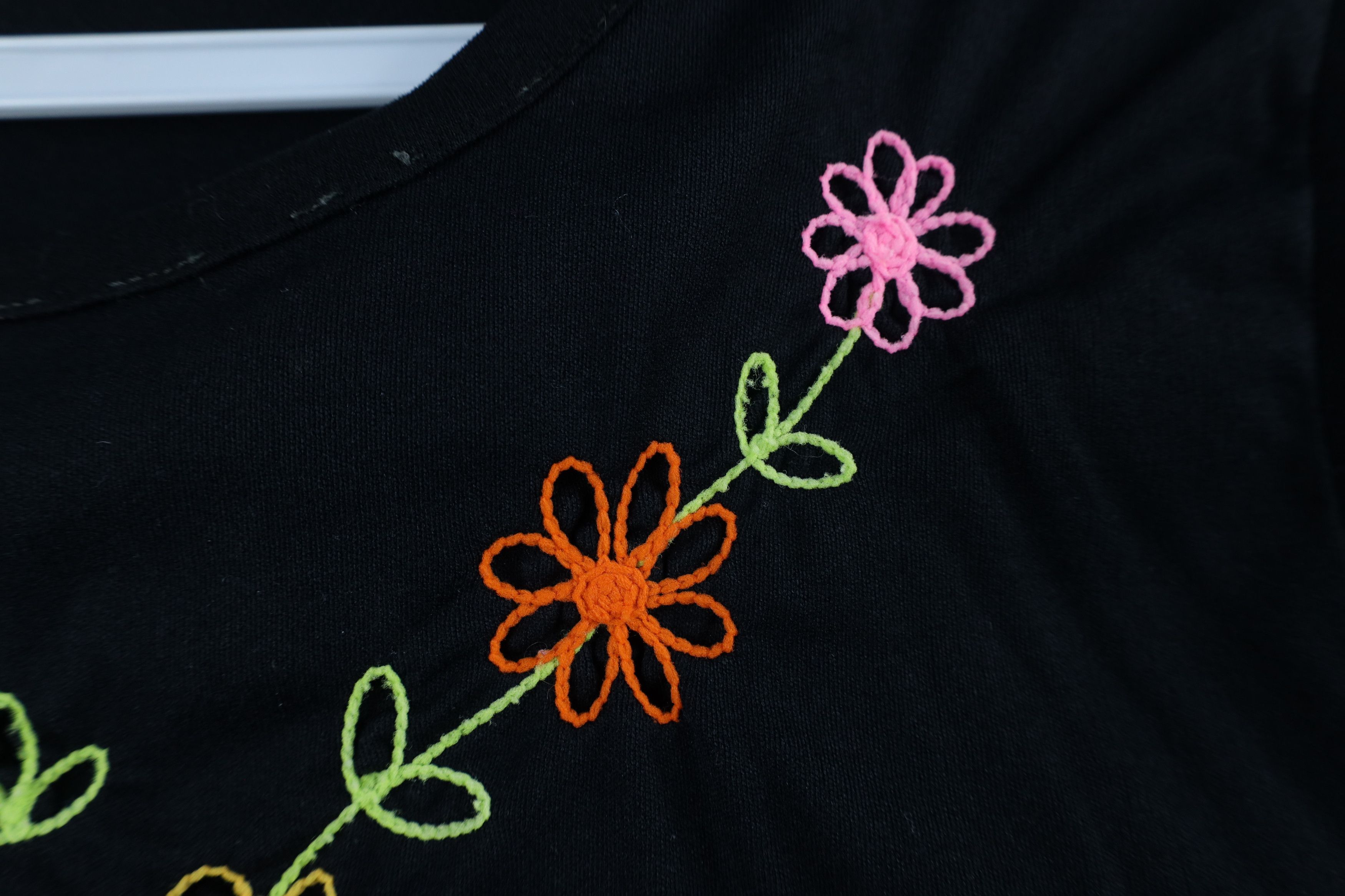 Vintage Vintage 70s Mid Century Modern MCM Knit Cropped T-Shirt Size L / US 10 / IT 46 - 7 Thumbnail