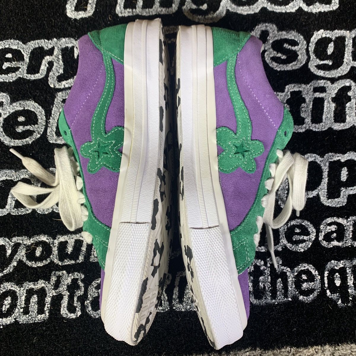 Golf le Fleur Converse One Star Ox Purple Green