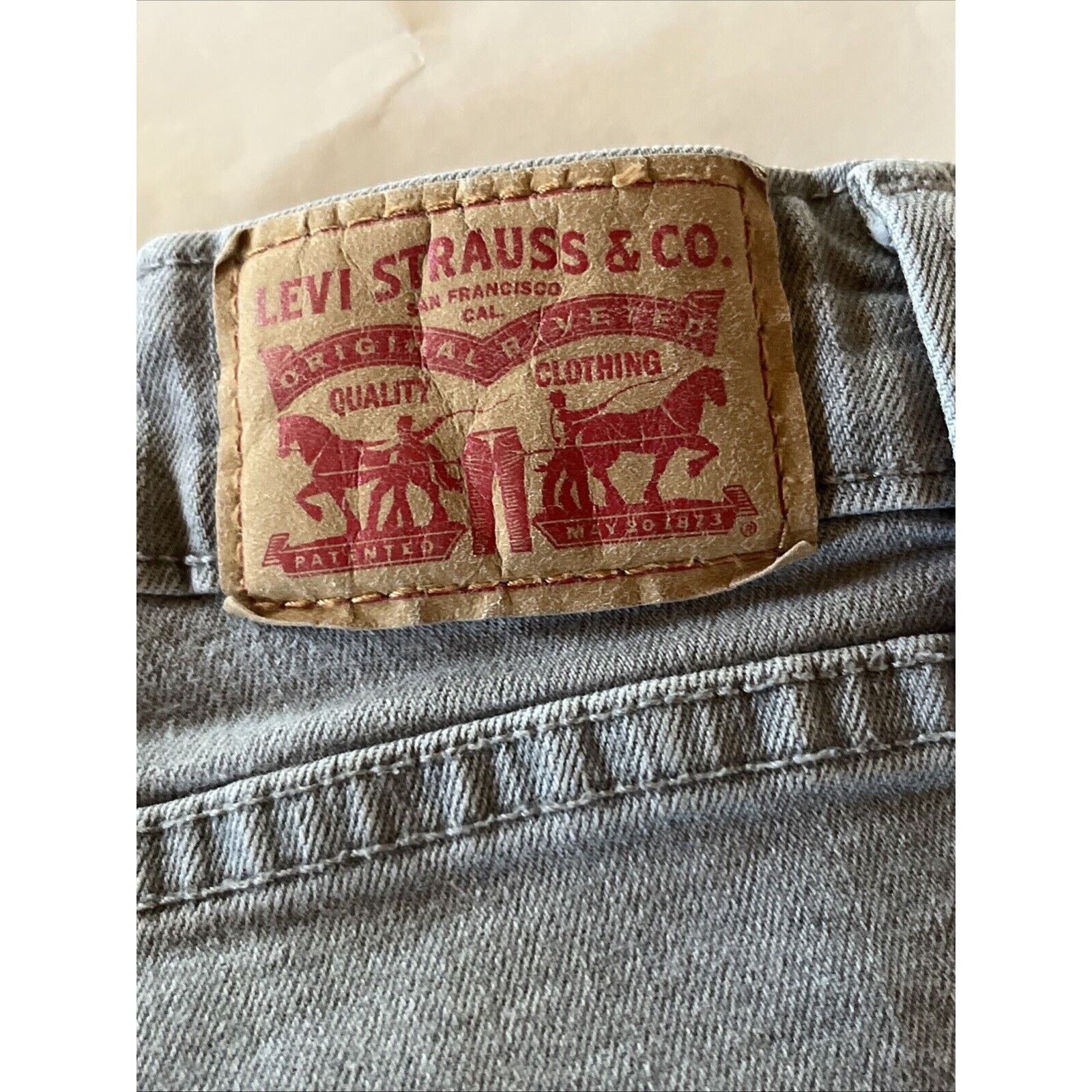 Levi's Levi’s Skinny Jeans Women’s 28x31 Gray Mid Rise Stretch Size 28" / US 6 / IT 42 - 15 Thumbnail
