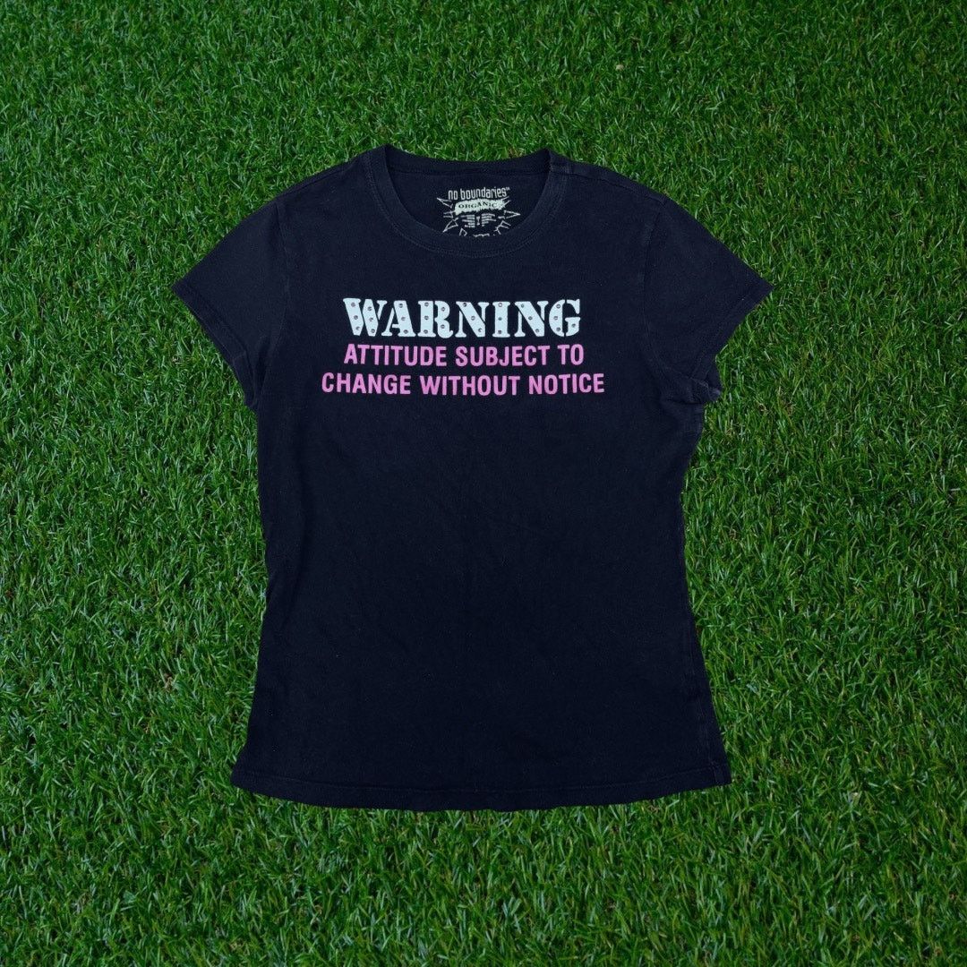 Other Vintage No Boundaries Baby Tee Size M / US 6-8 / IT 42-44 - 1 Thumbnail