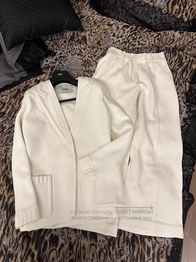 Fendi Fendi Knitted pants Size 26" / US 2 / IT 38 - 9 Thumbnail