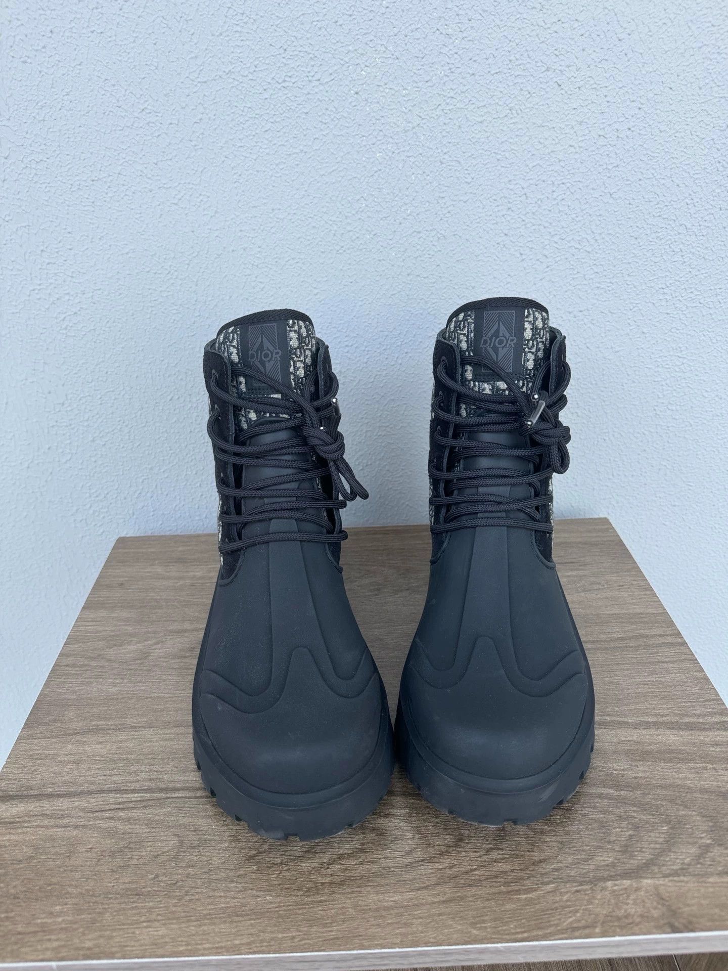 Dior Dior Oblique Military Boots 39 (Fits 40) Size US 8.5 / IT 38.5 - 3 Thumbnail