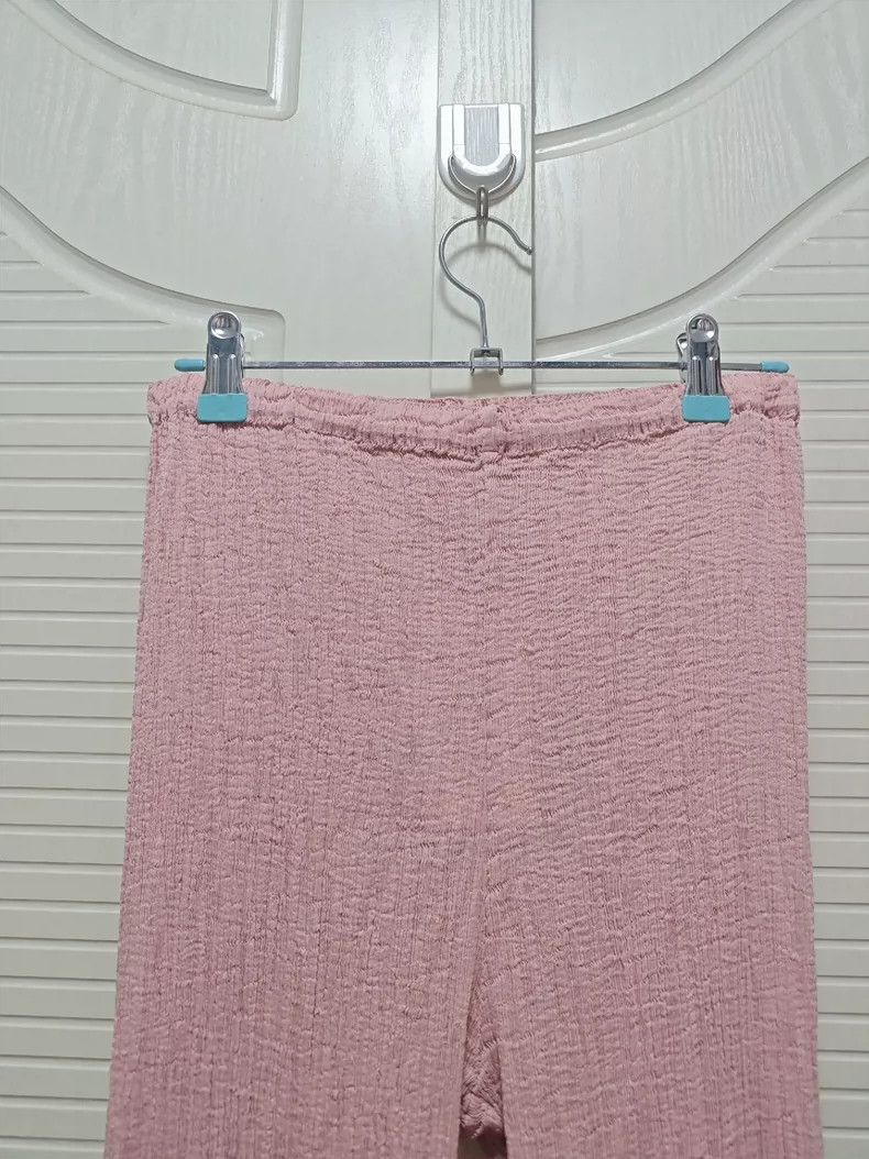 Issey Miyake issey miyake size:one size Pink gauze trousers Size 31" - 2 Thumbnail